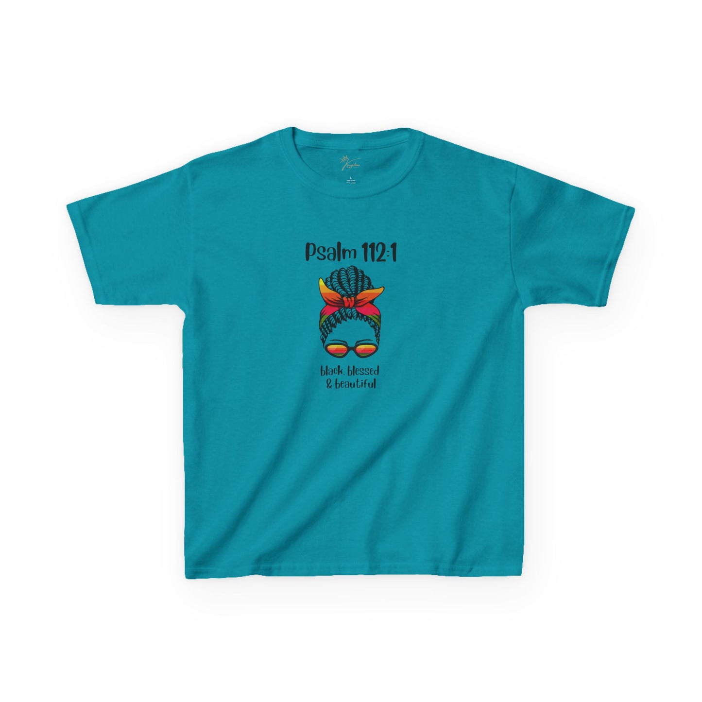 Kids Inspirational Tee - Psalm 112:1 - Blessed & Beautiful