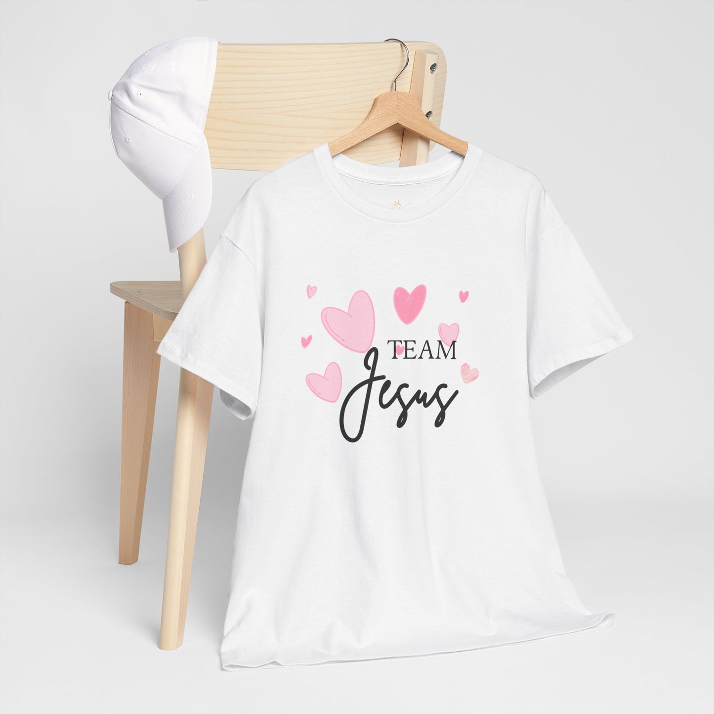 Team Jesus Unisex Heavy Cotton Tee – Perfect for Faith Lovers and Church Events