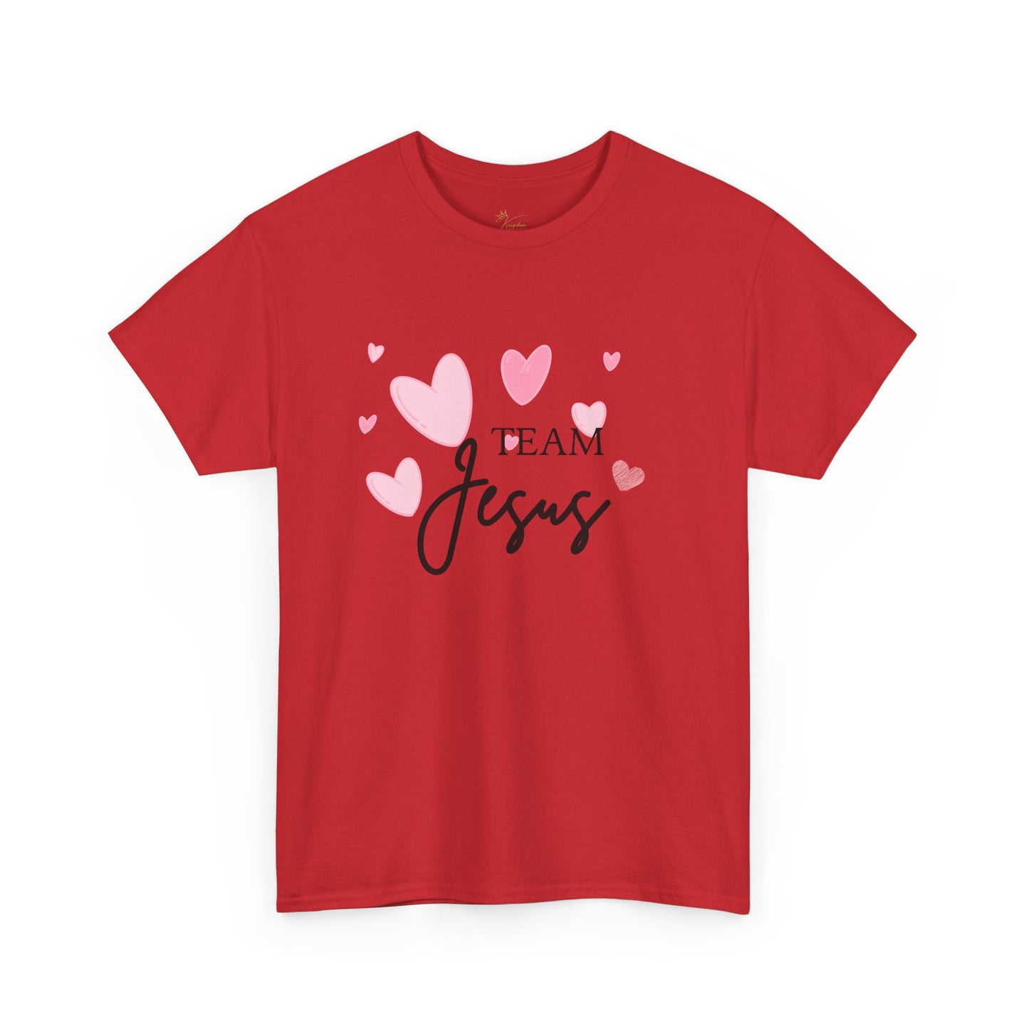 Team Jesus Unisex Heavy Cotton Tee – Perfect for Faith Lovers and Church Events