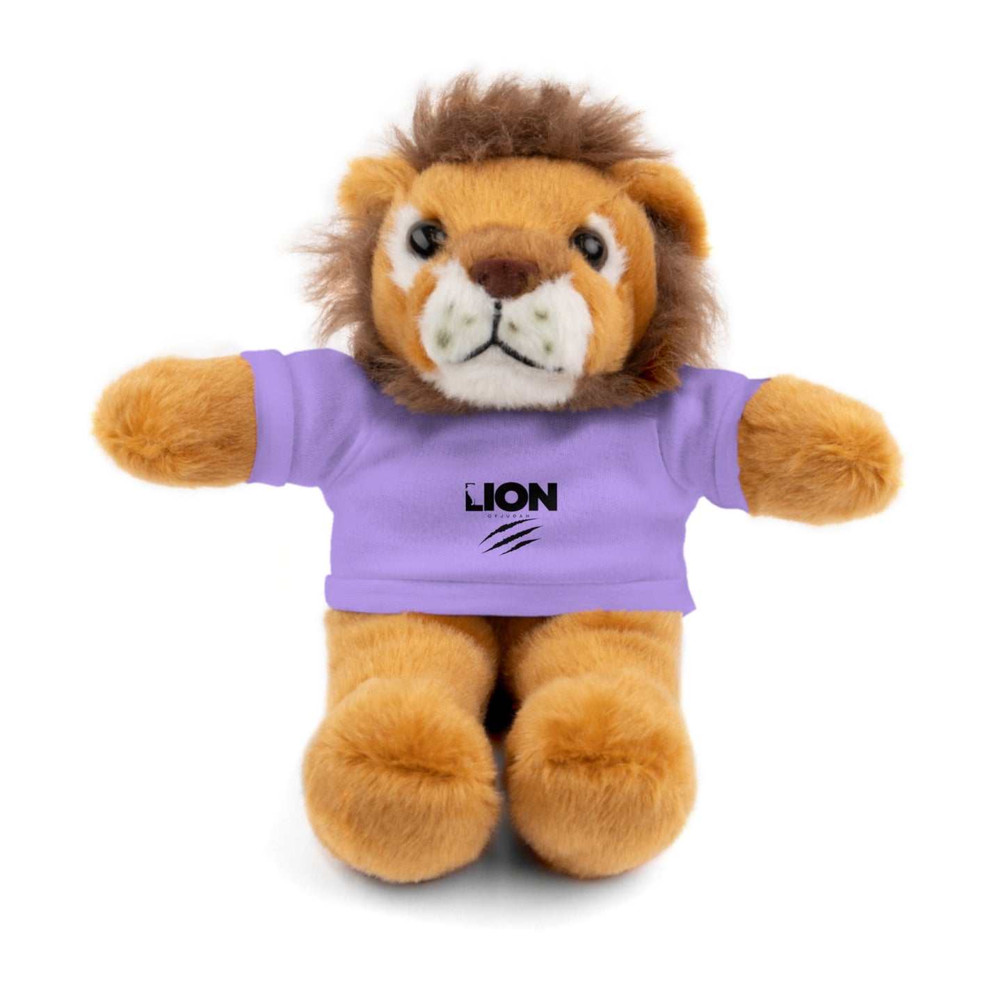 Lion of Judah Stuffed Animal with Tee - Perfect Gift for Kids and Lion Lovers