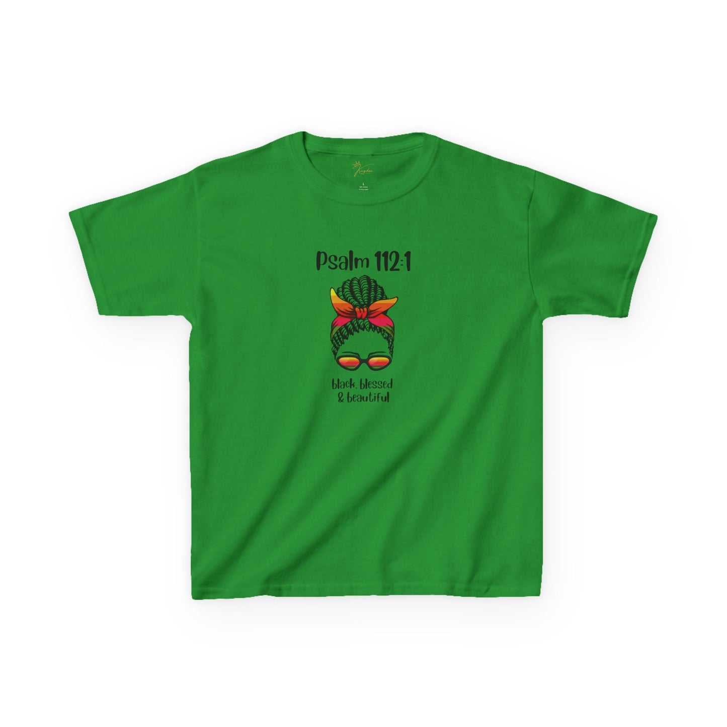 Kids Inspirational Tee - Psalm 112:1 - Blessed & Beautiful
