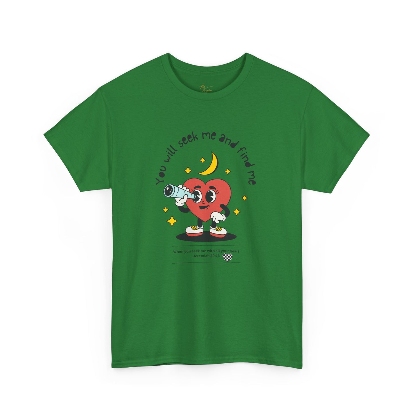 You Will Seek Me Unisex Heavy Cotton Tee - Playful Graphic T-Shirt for All Occasions