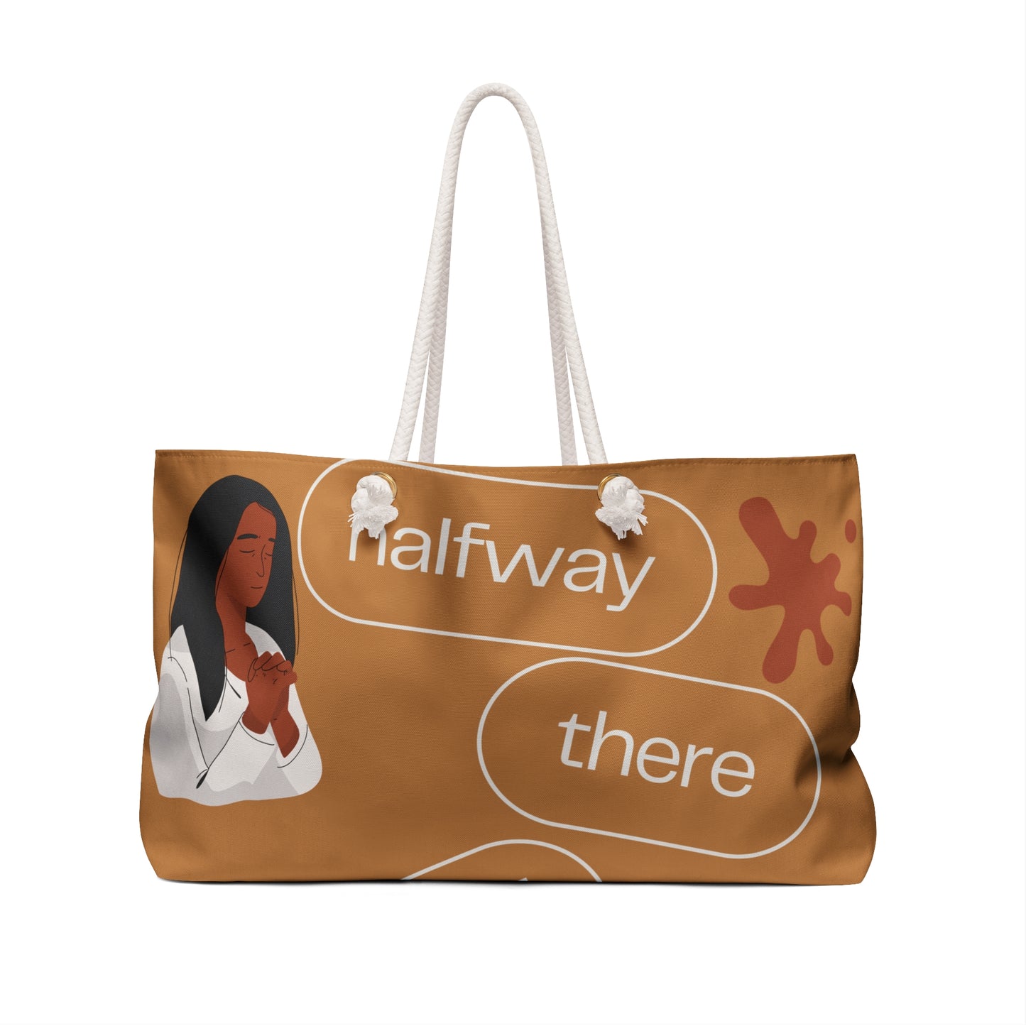 Inspirational Weekender Bag - "Believe God Will" Design for Travel & Faith