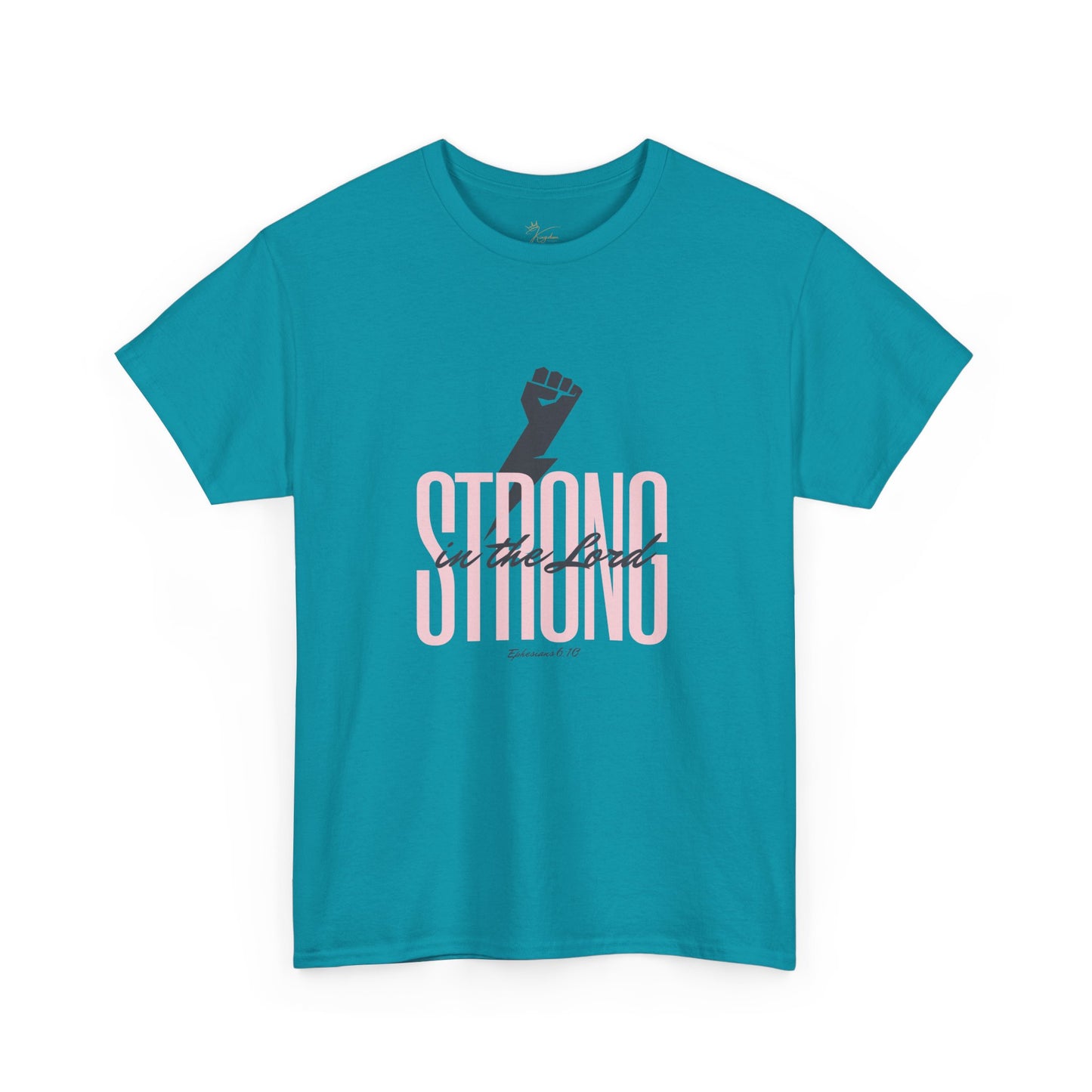 Strong in the Lord Unisex Heavy Cotton Tee - Inspirational Faith T-Shirt