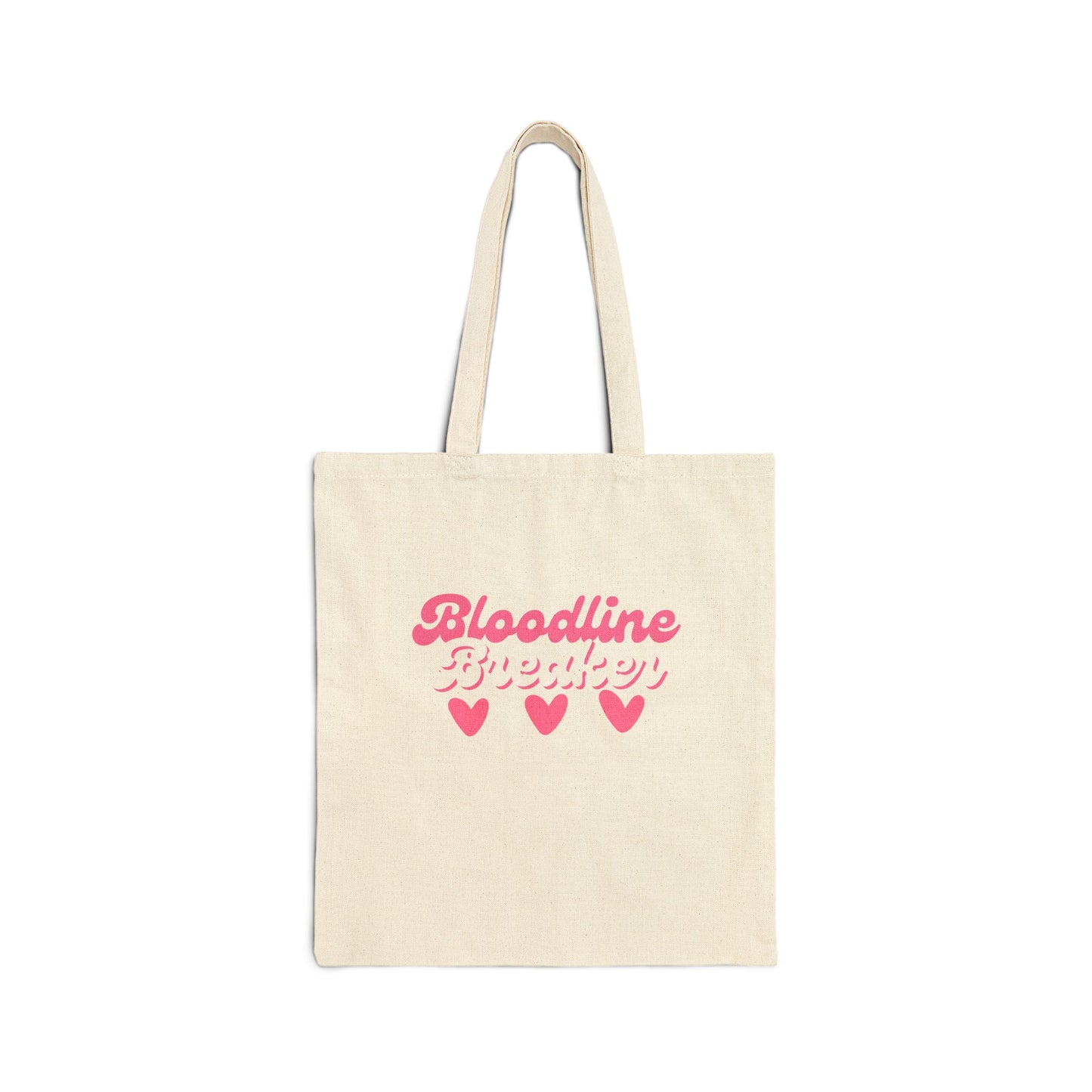 Bloodline Breaker Cotton Canvas Tote Bag - Eco-Friendly Shopping & Gift Tote