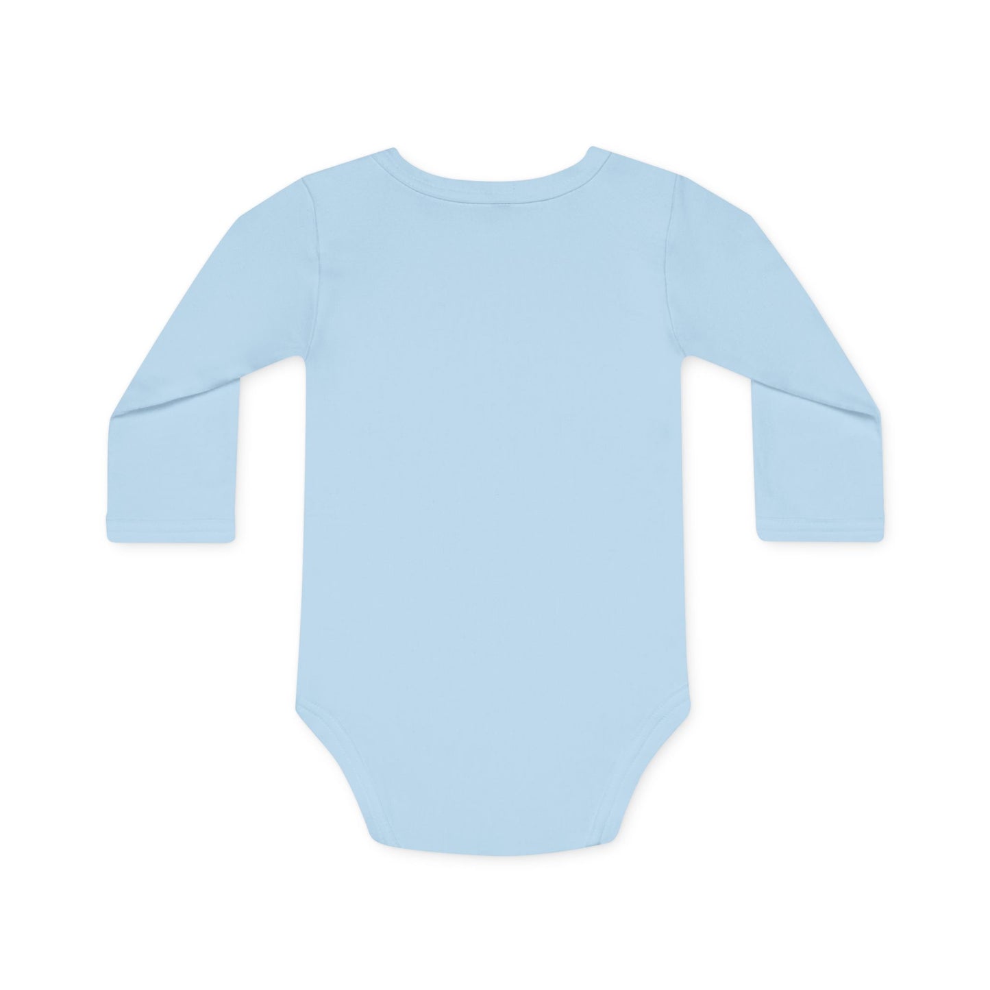Baby Long-Sleeve Organic Bodysuit - Faith Inspired Design