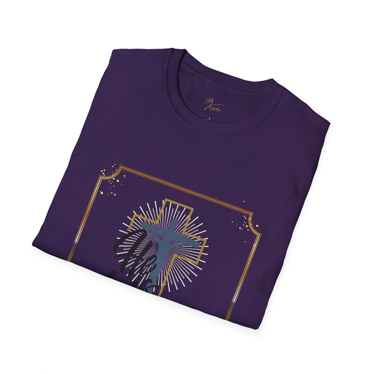 He is Risen Unisex Softstyle T-Shirt - Faith Inspired Easter Tee