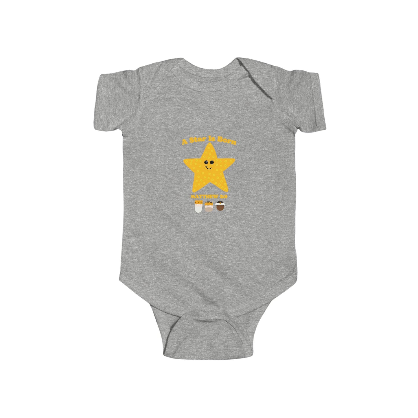 Star of Bethlehem Onesie- Infant Fine Jersey Bodysuit