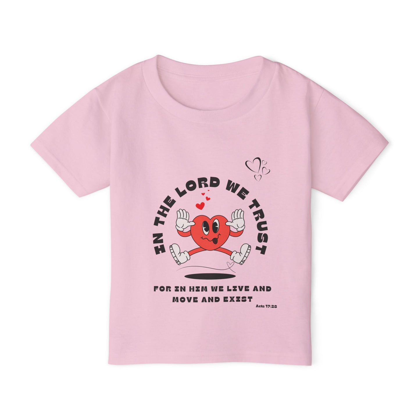 Cute Toddler T-Shirt - "In The Lord We Trust" Design
