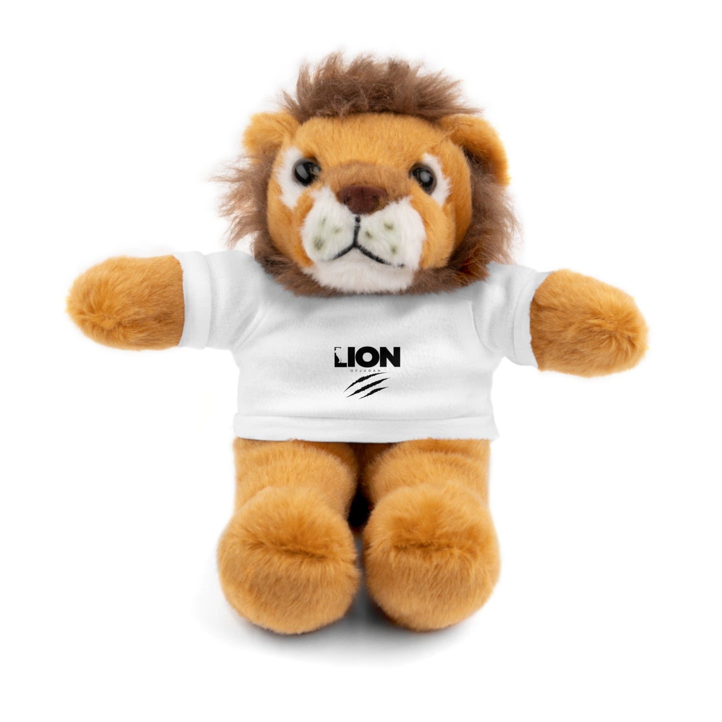 Lion of Judah Stuffed Animal with Tee - Perfect Gift for Kids and Lion Lovers