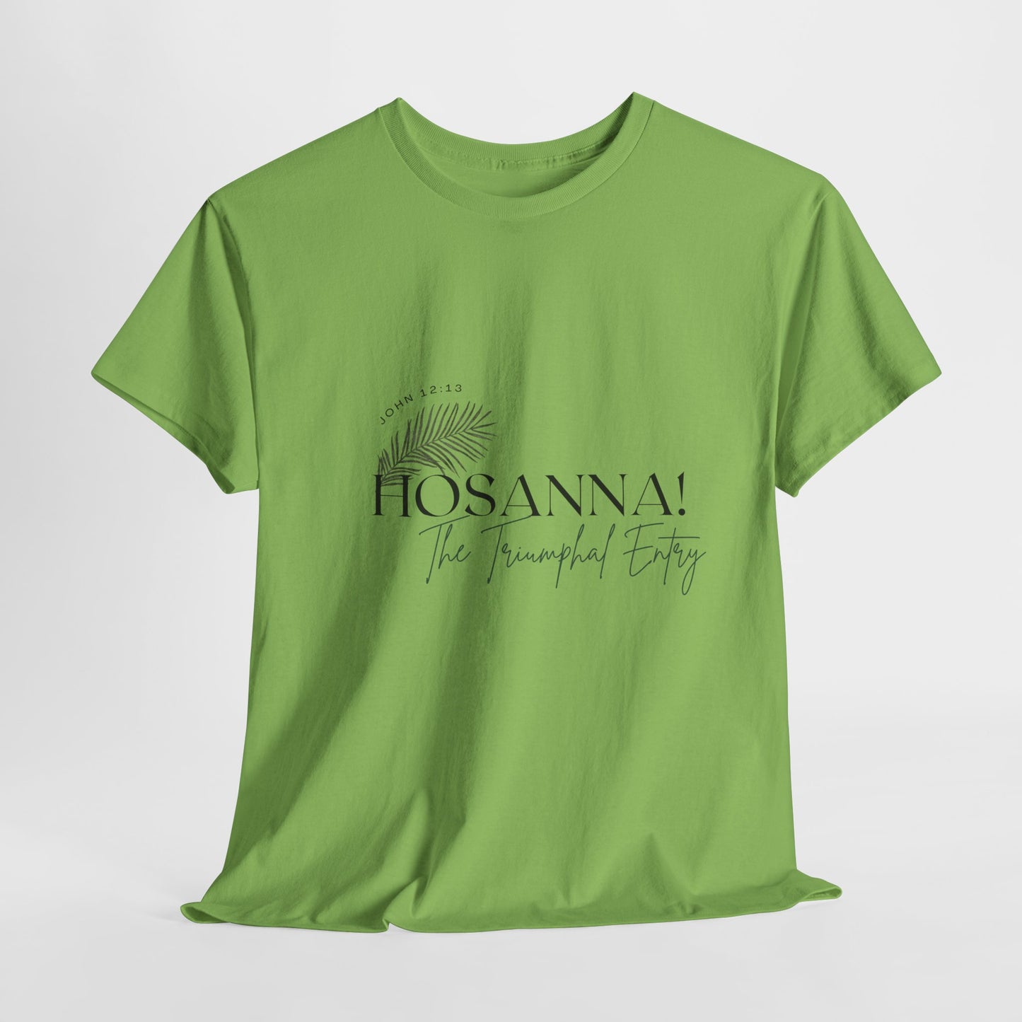Unisex Heavy Cotton Tee - "HOSANNA! The Triumphal Entry" - Perfect for Easter Celebrations