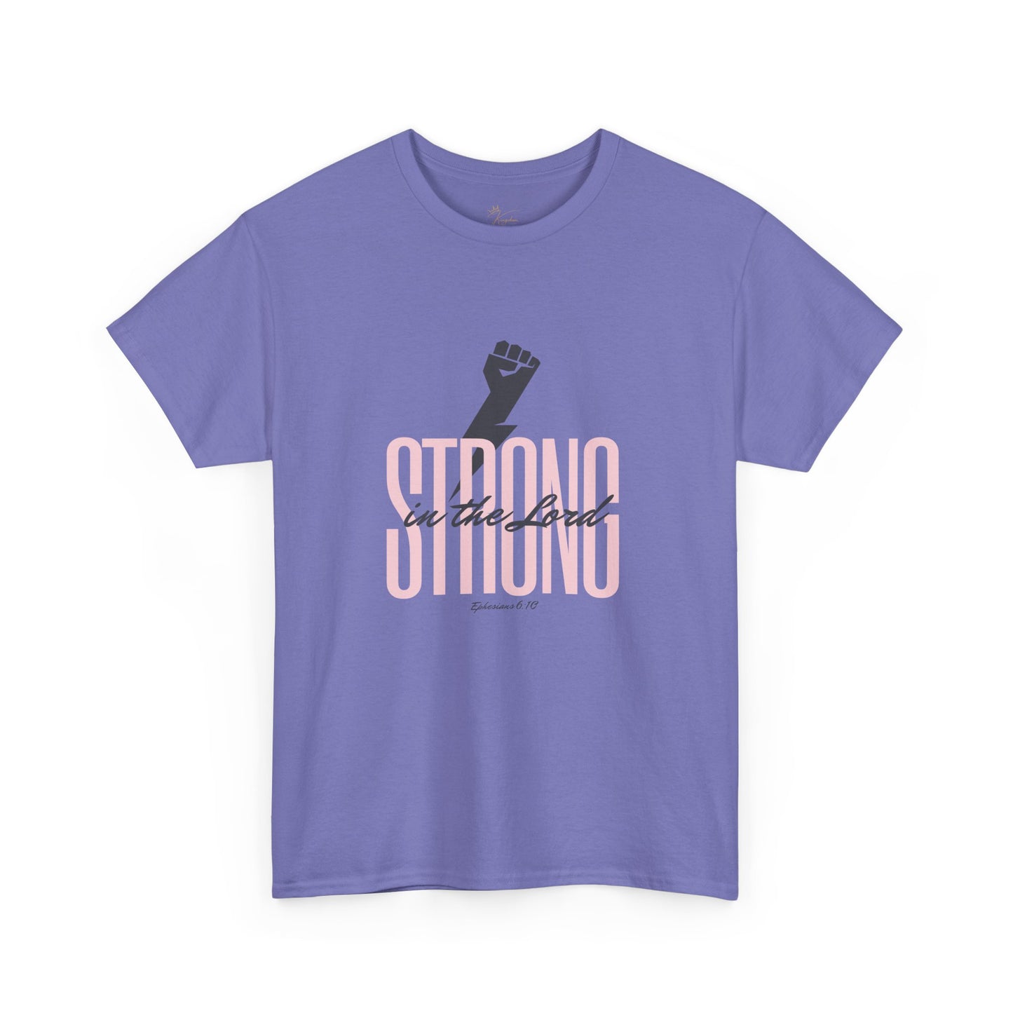 Strong in the Lord Unisex Heavy Cotton Tee - Inspirational Faith T-Shirt