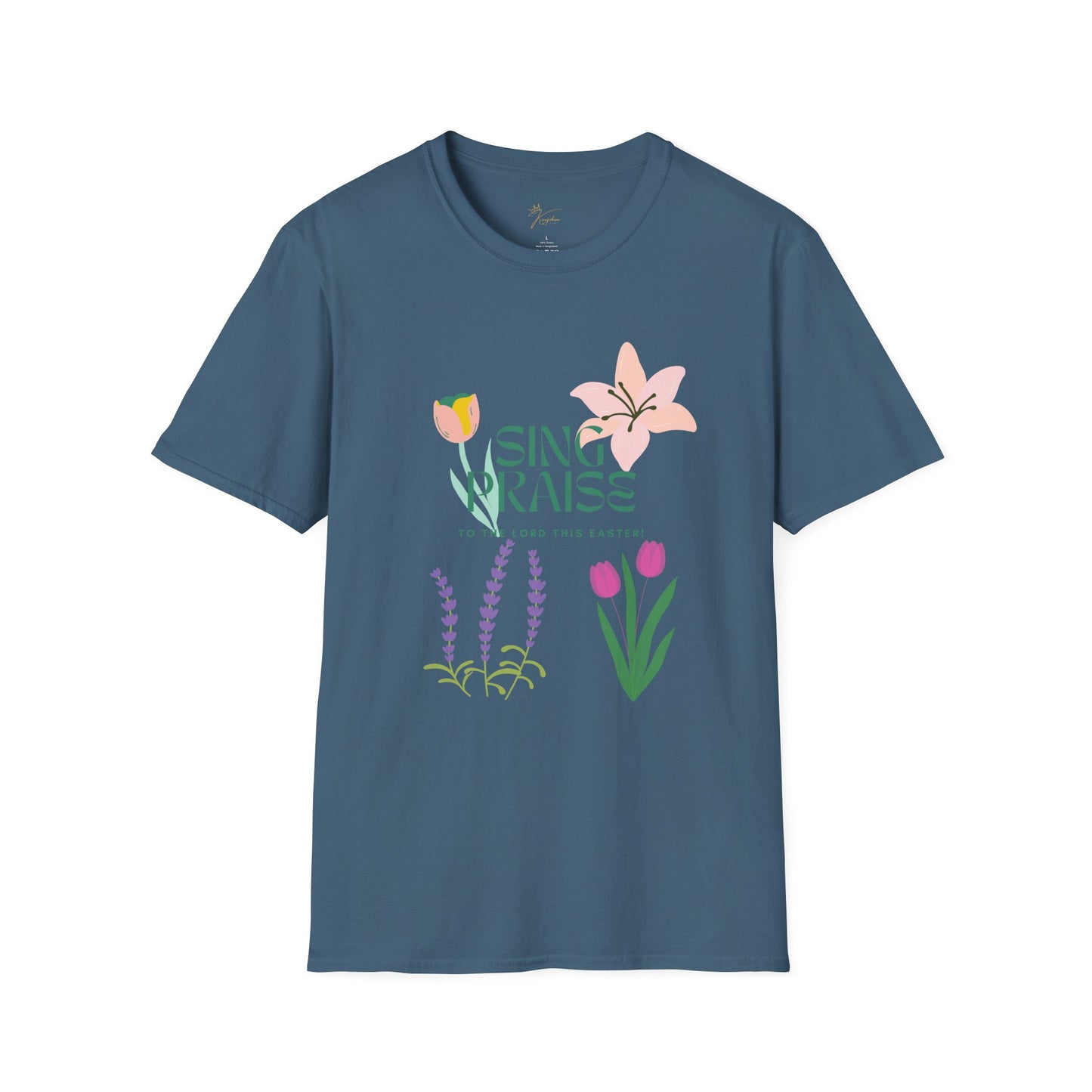 Easter Floral T-Shirt - 'Sing Praises' Design