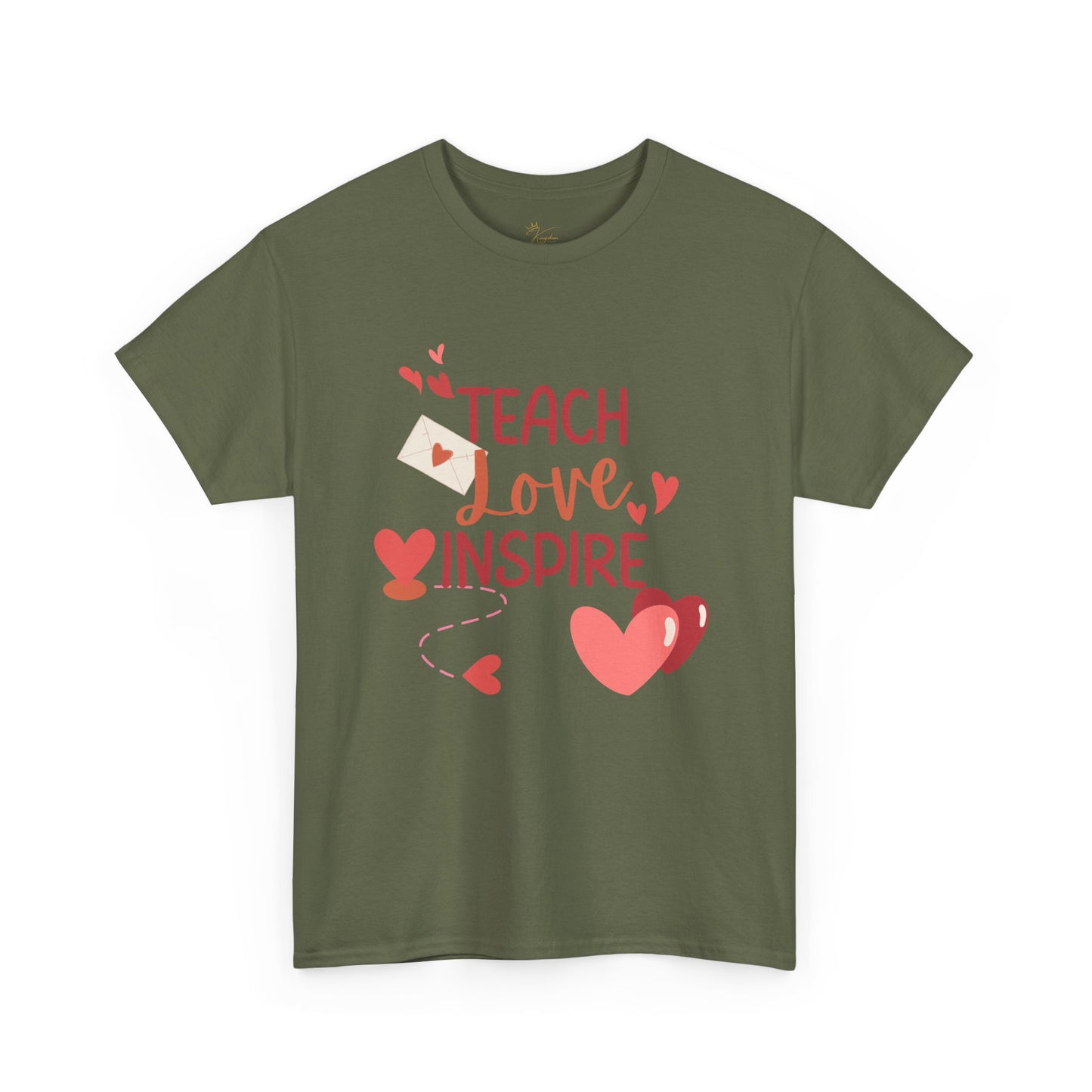 Teach Love Inspire Unisex Heavy Cotton Tee – Inspired by Ephesians 4:11-12