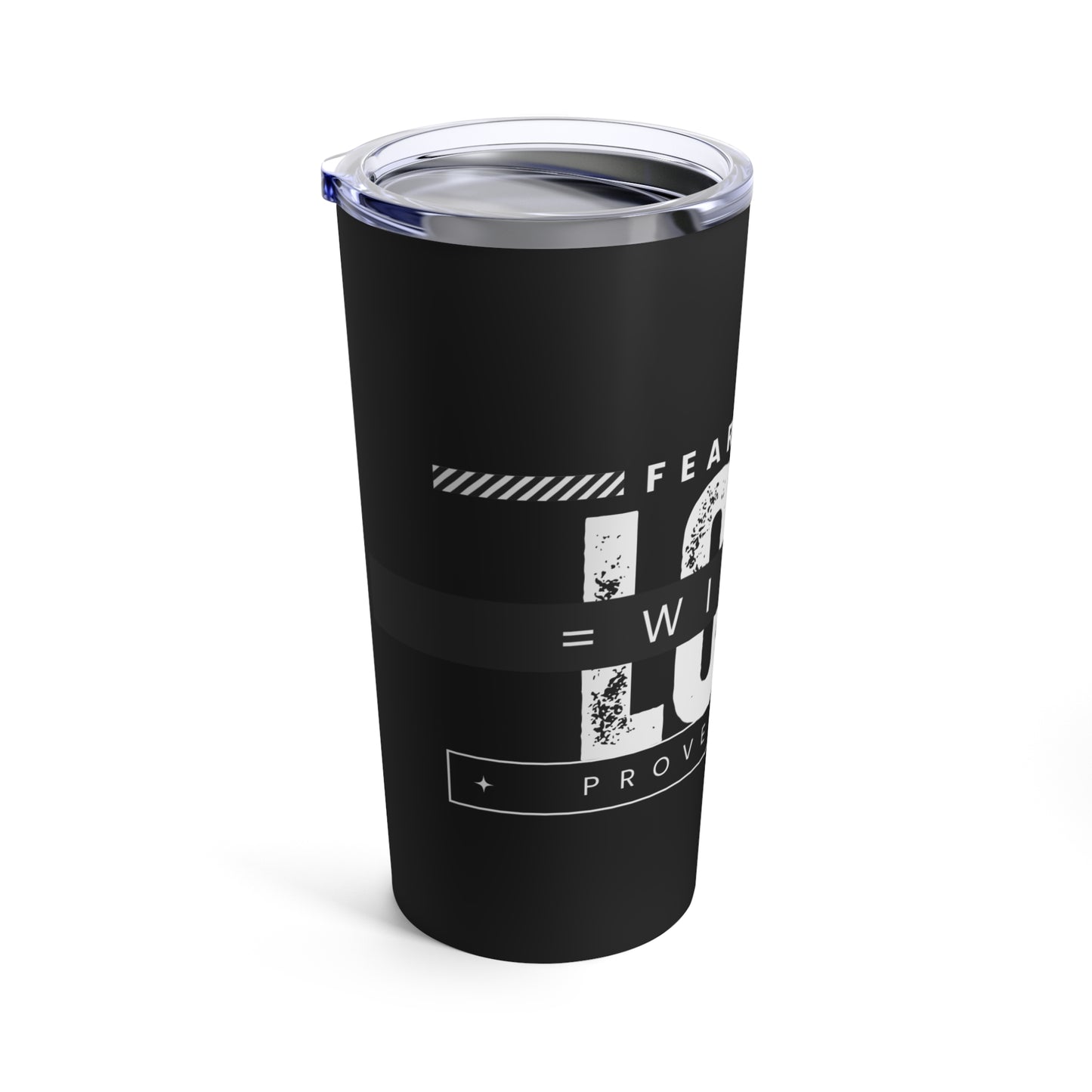 Inspirational 20oz Tumbler - 'Fear of the Lord is the Beginning of Wisdom' Quote - Perfect for Daily Motivation and Gifts