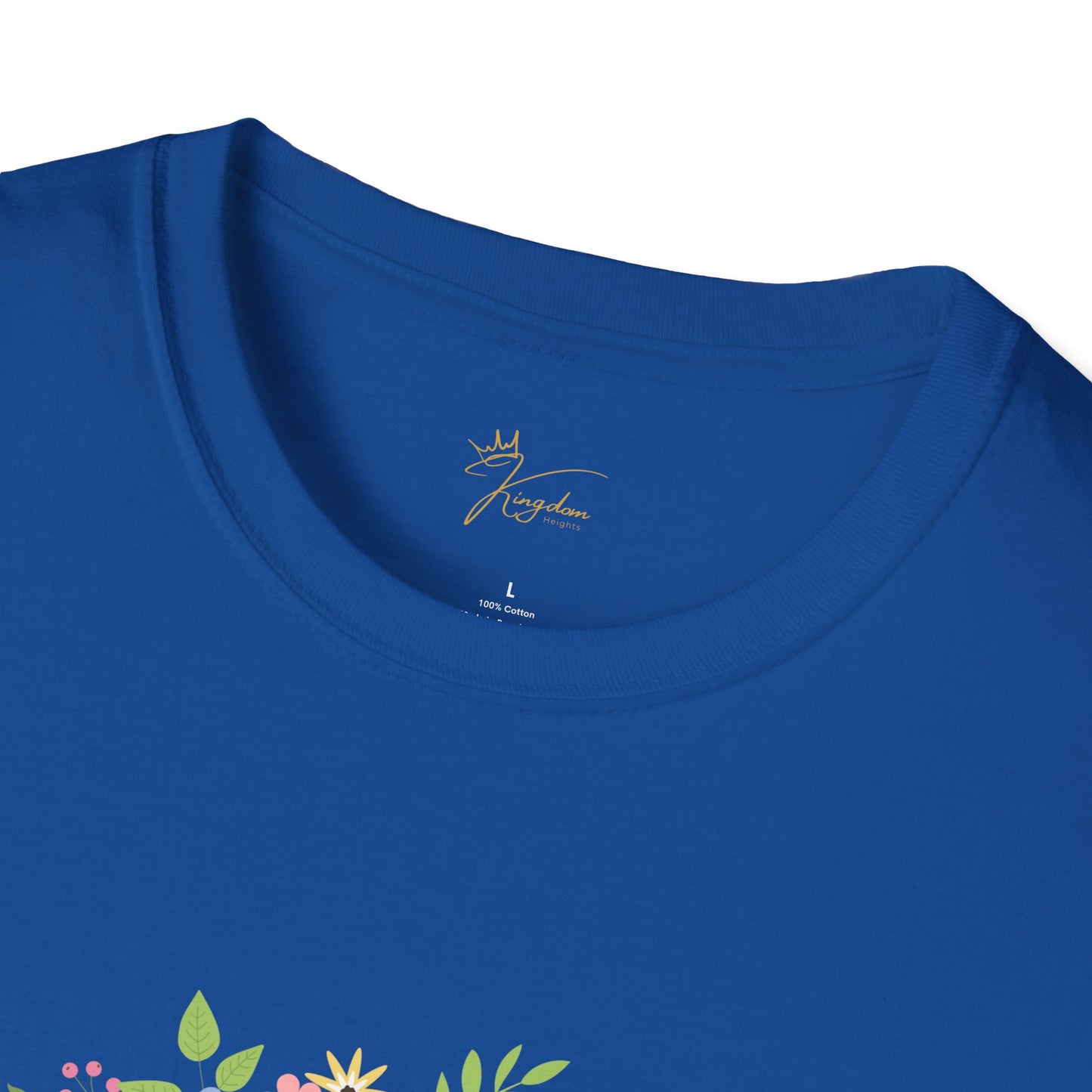 He is Risen Floral Unisex Softstyle T-Shirt | Easter Celebration Tee