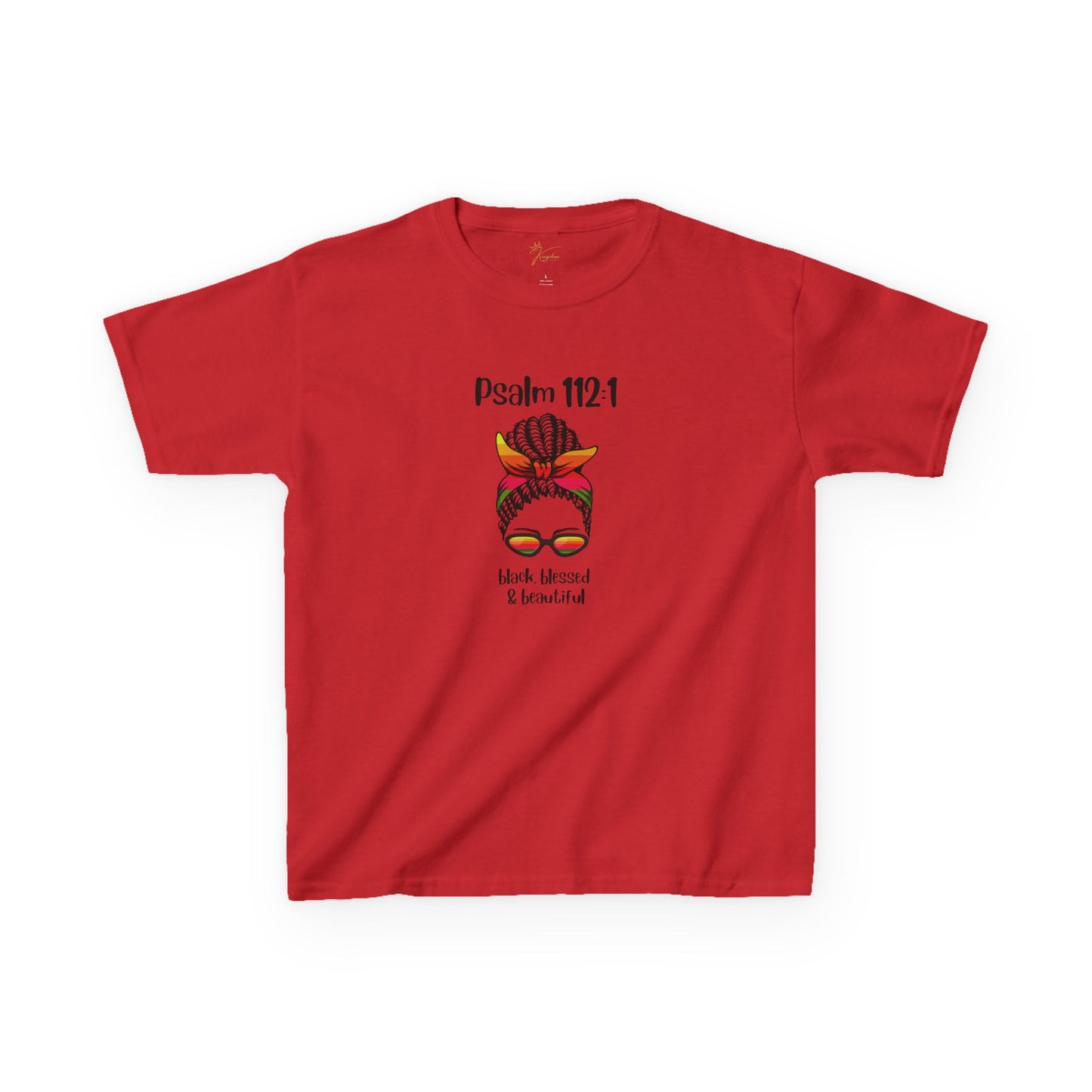 Kids Inspirational Tee - Psalm 112:1 - Blessed & Beautiful