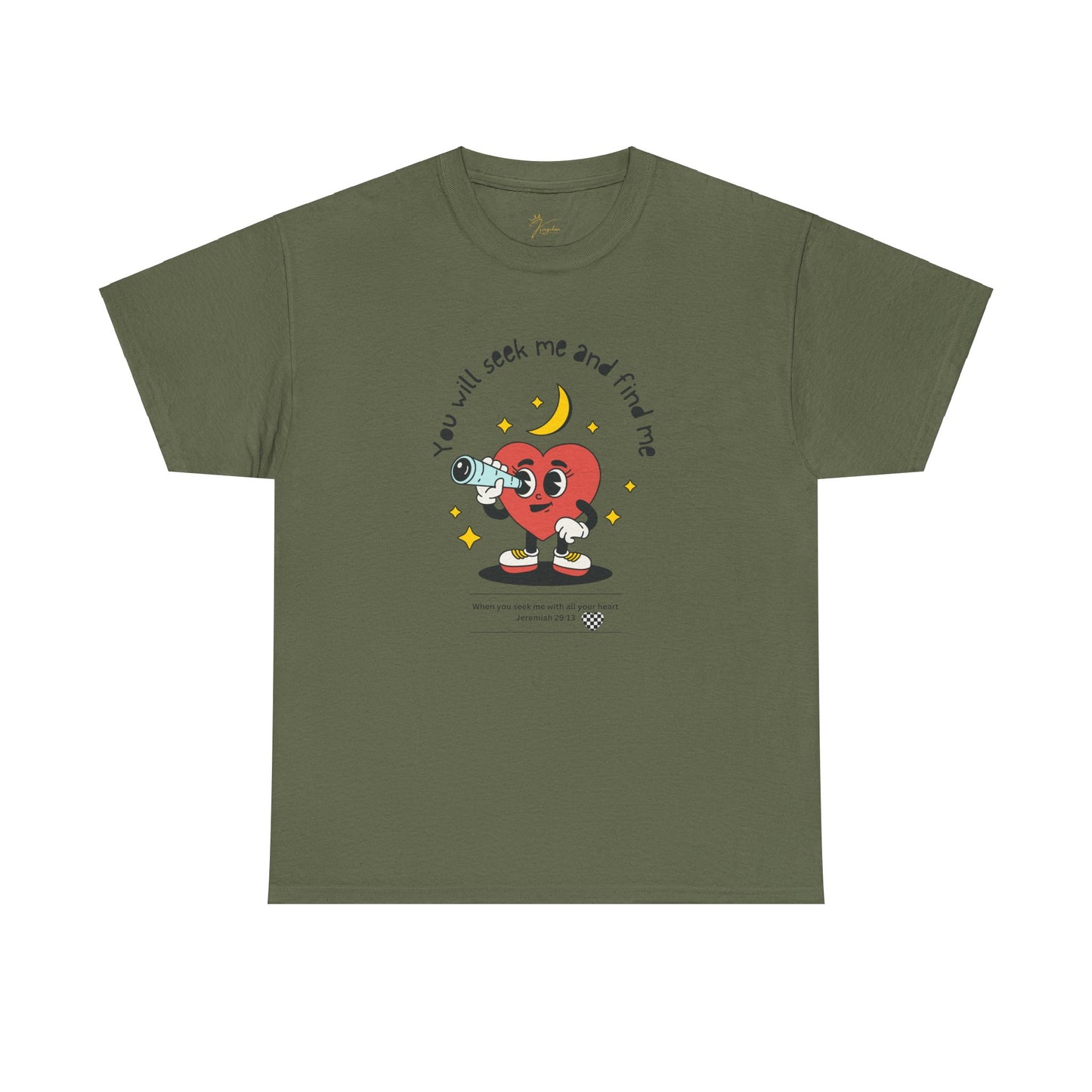 You Will Seek Me Unisex Heavy Cotton Tee - Playful Graphic T-Shirt for All Occasions