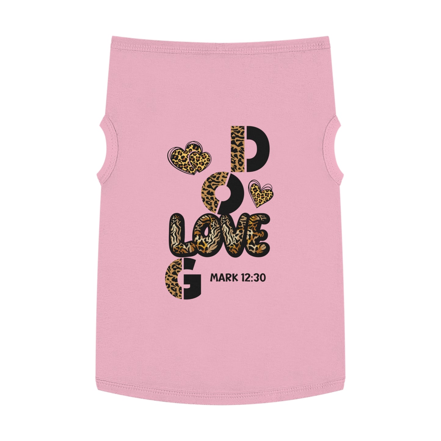 Stylish Pet Tank Top - "Love God" Design for Happy Pets