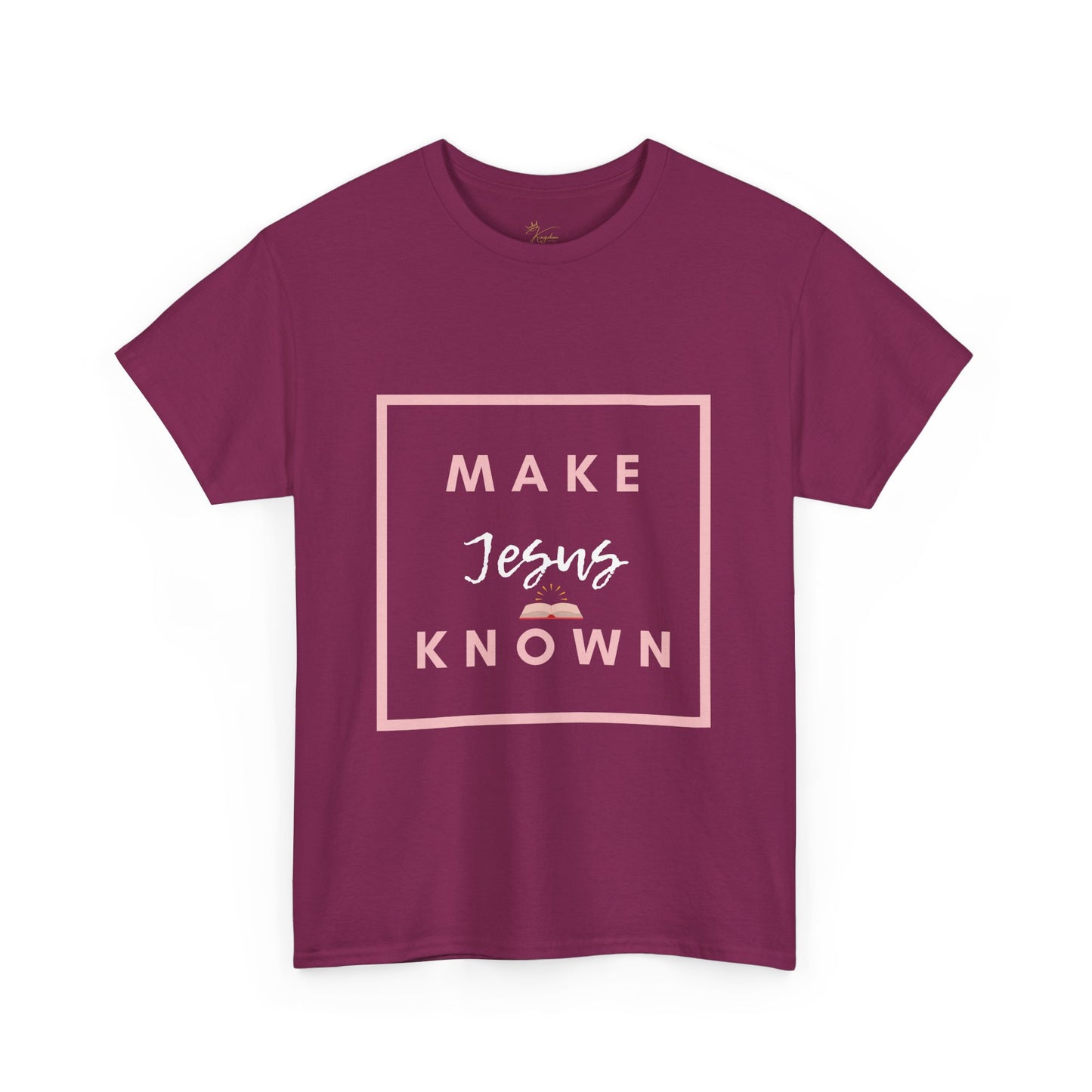 Make Jesus Known Unisex Heavy Cotton Tee - Faith-Inspired Casual T-Shirt