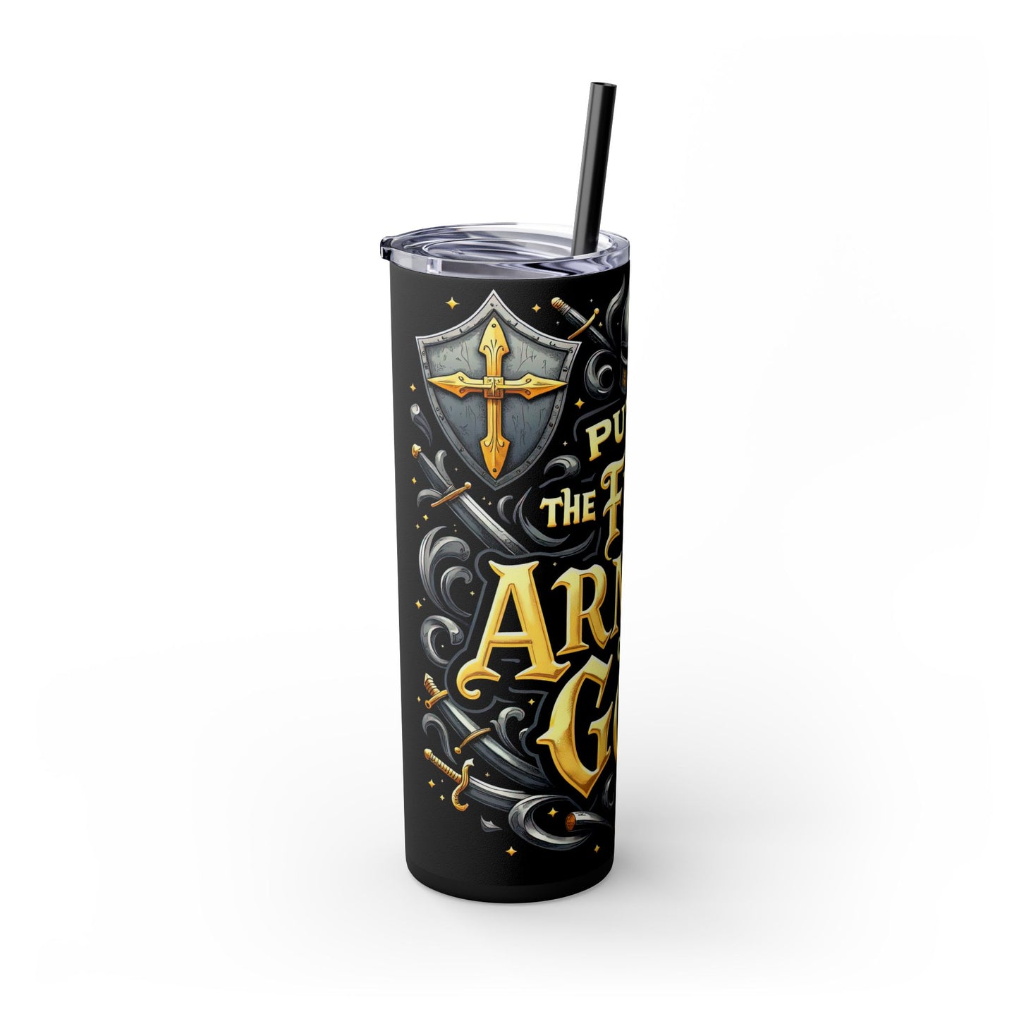 Armor of God 20oz Tumbler – Equipped for Battle
