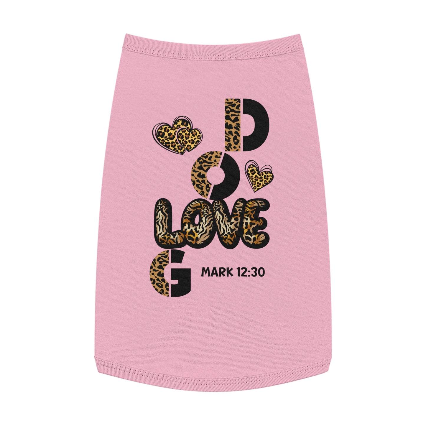 Stylish Pet Tank Top - "Love God" Design for Happy Pets