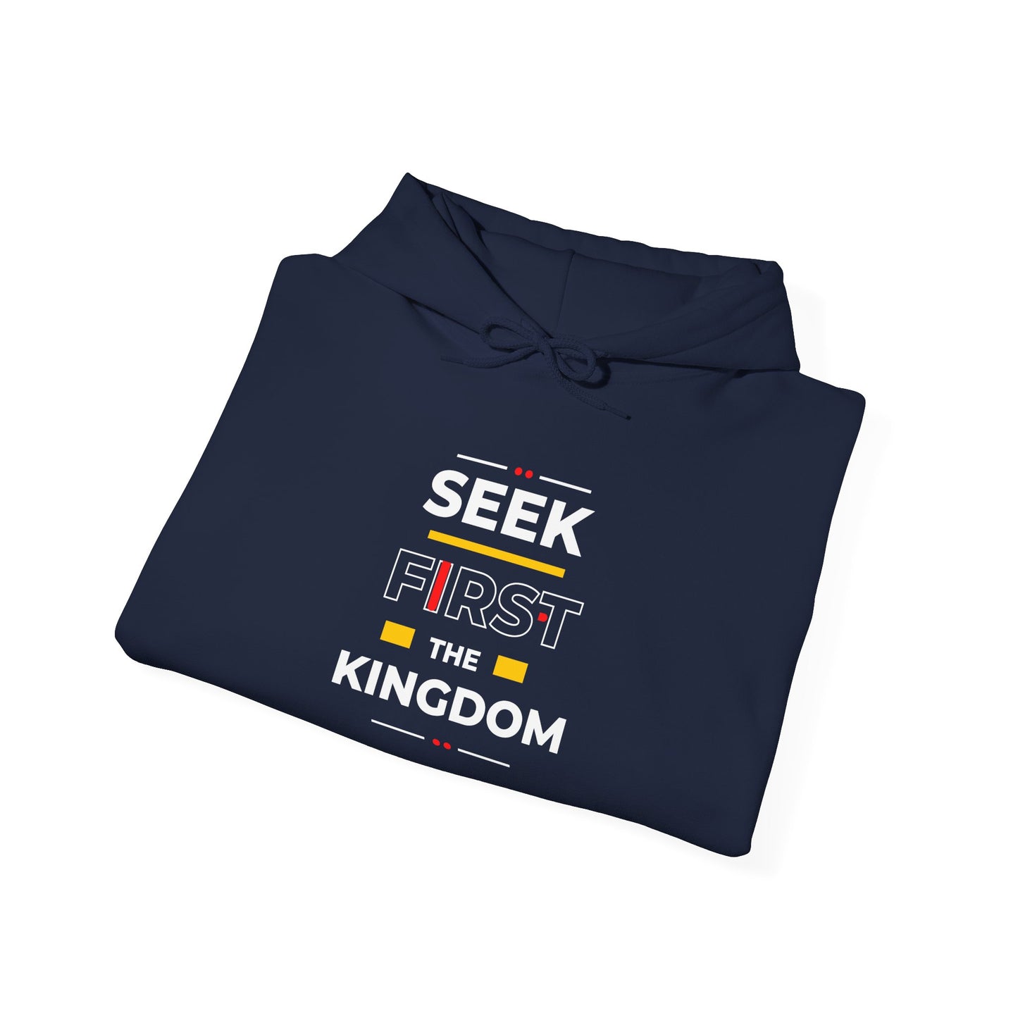 Unisex Hoodie - 'Seek First the Kingdom' Inspirational Design