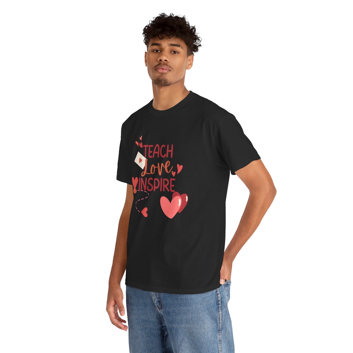Teach Love Inspire Unisex Heavy Cotton Tee – Inspired by Ephesians 4:11-12