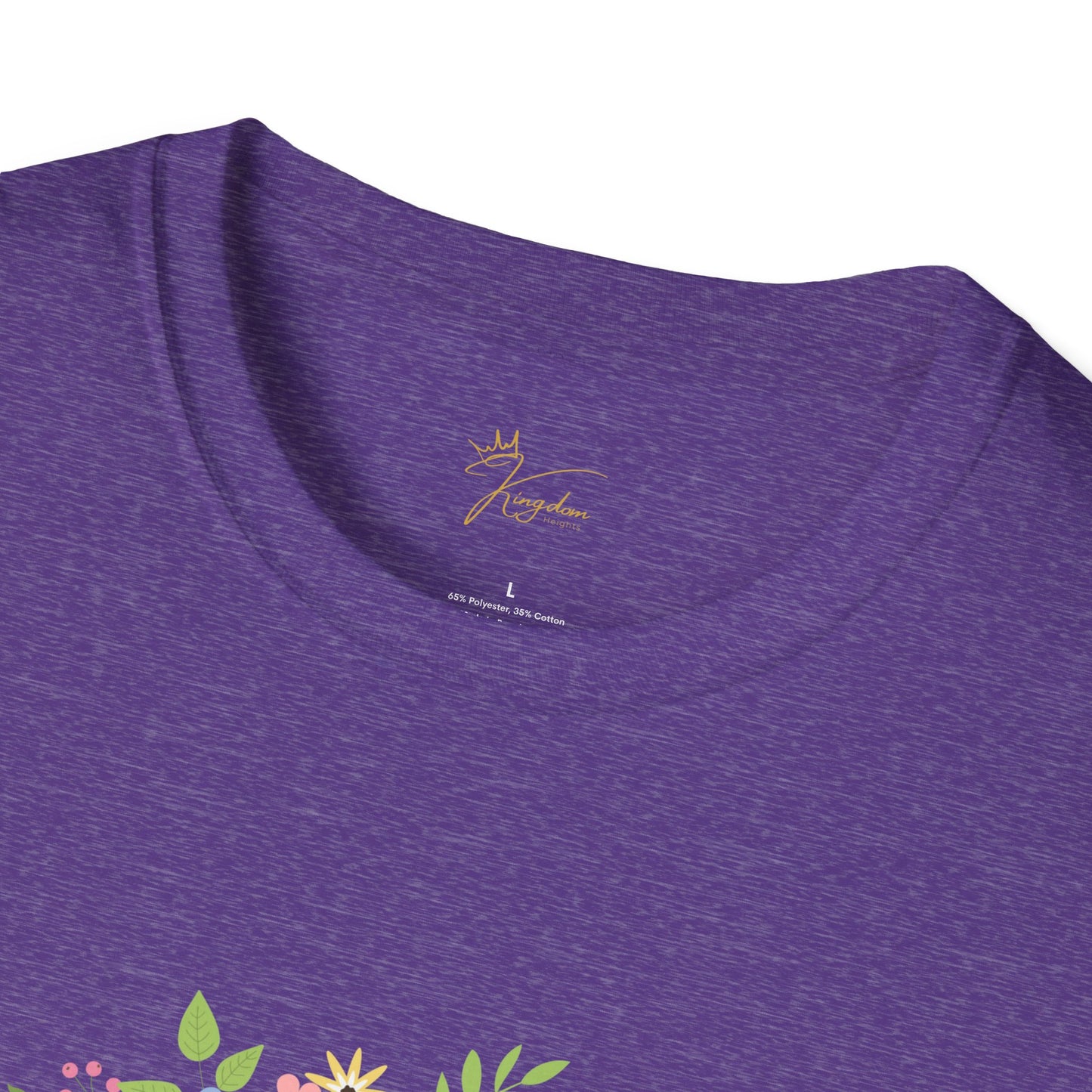 He is Risen Floral Unisex Softstyle T-Shirt | Easter Celebration Tee