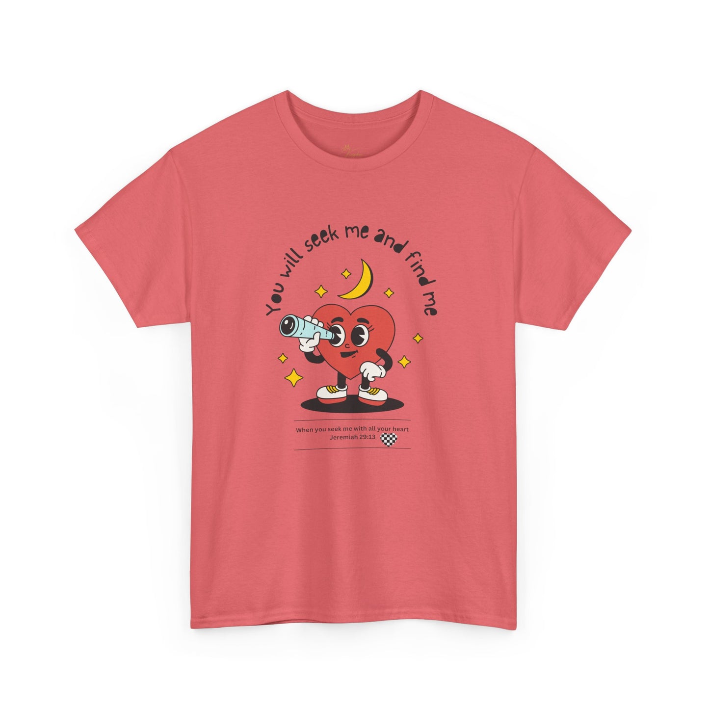 You Will Seek Me Unisex Heavy Cotton Tee - Playful Graphic T-Shirt for All Occasions