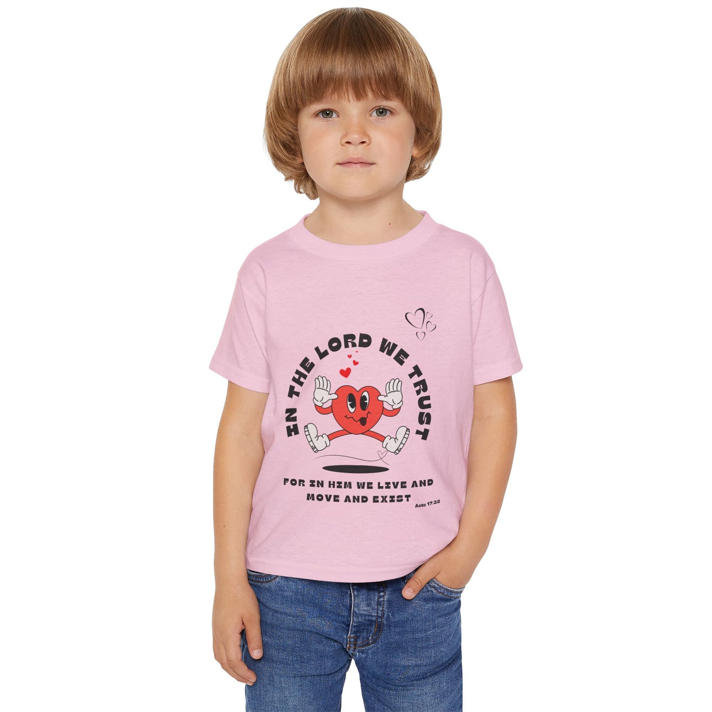 Cute Toddler T-Shirt - "In The Lord We Trust" Design