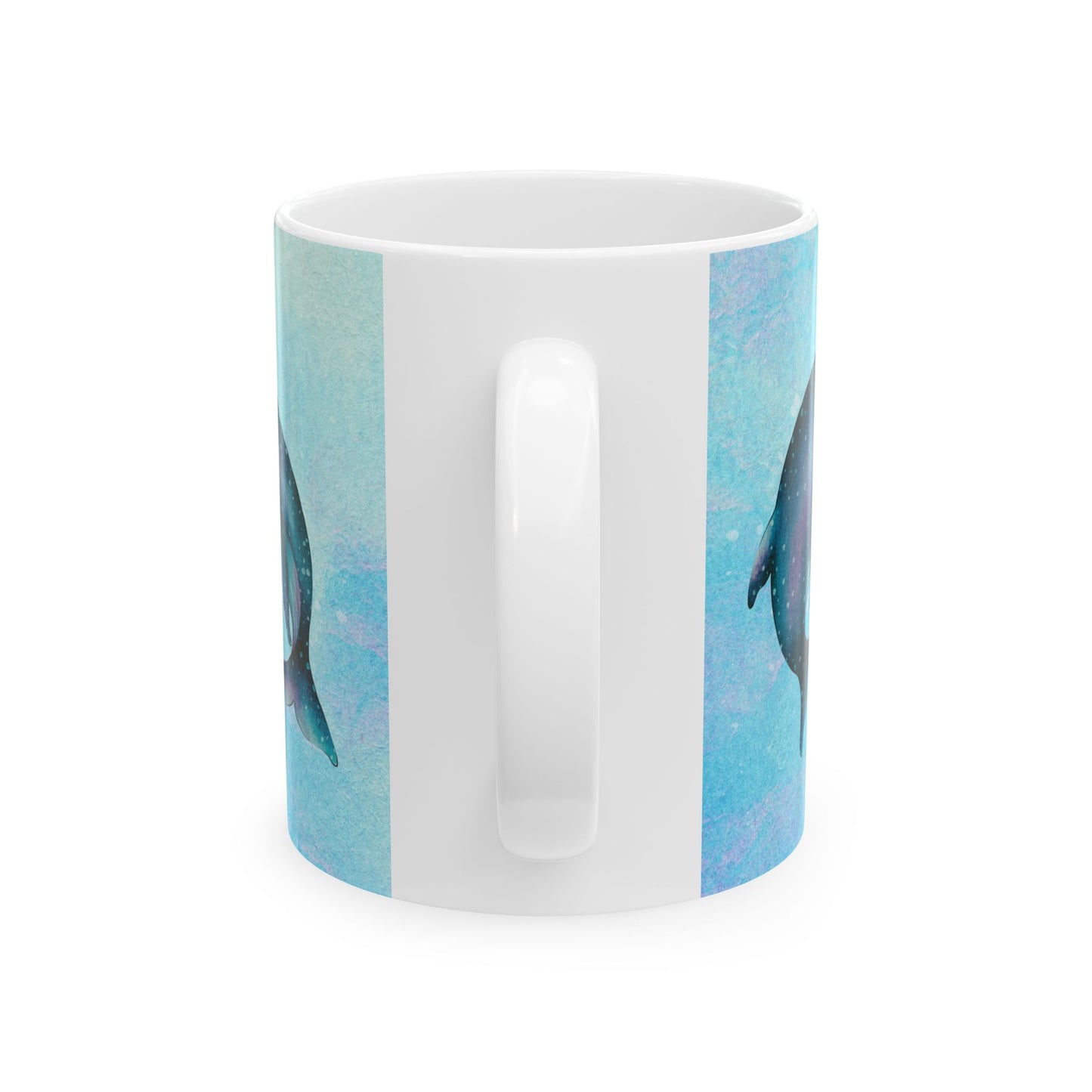 Inspirational Whale Ceramic Mug - "Don't Be a Jonah" - 11oz & 15oz Coffee Cup
