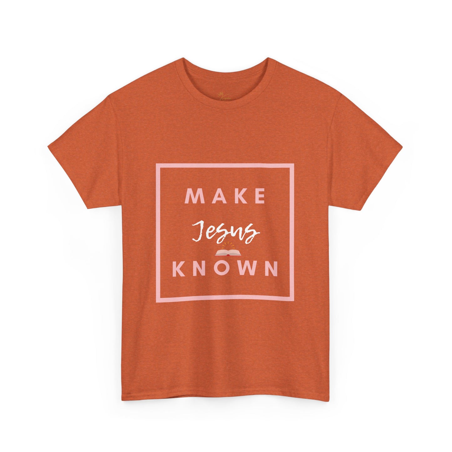 Make Jesus Known Unisex Heavy Cotton Tee - Faith-Inspired Casual T-Shirt