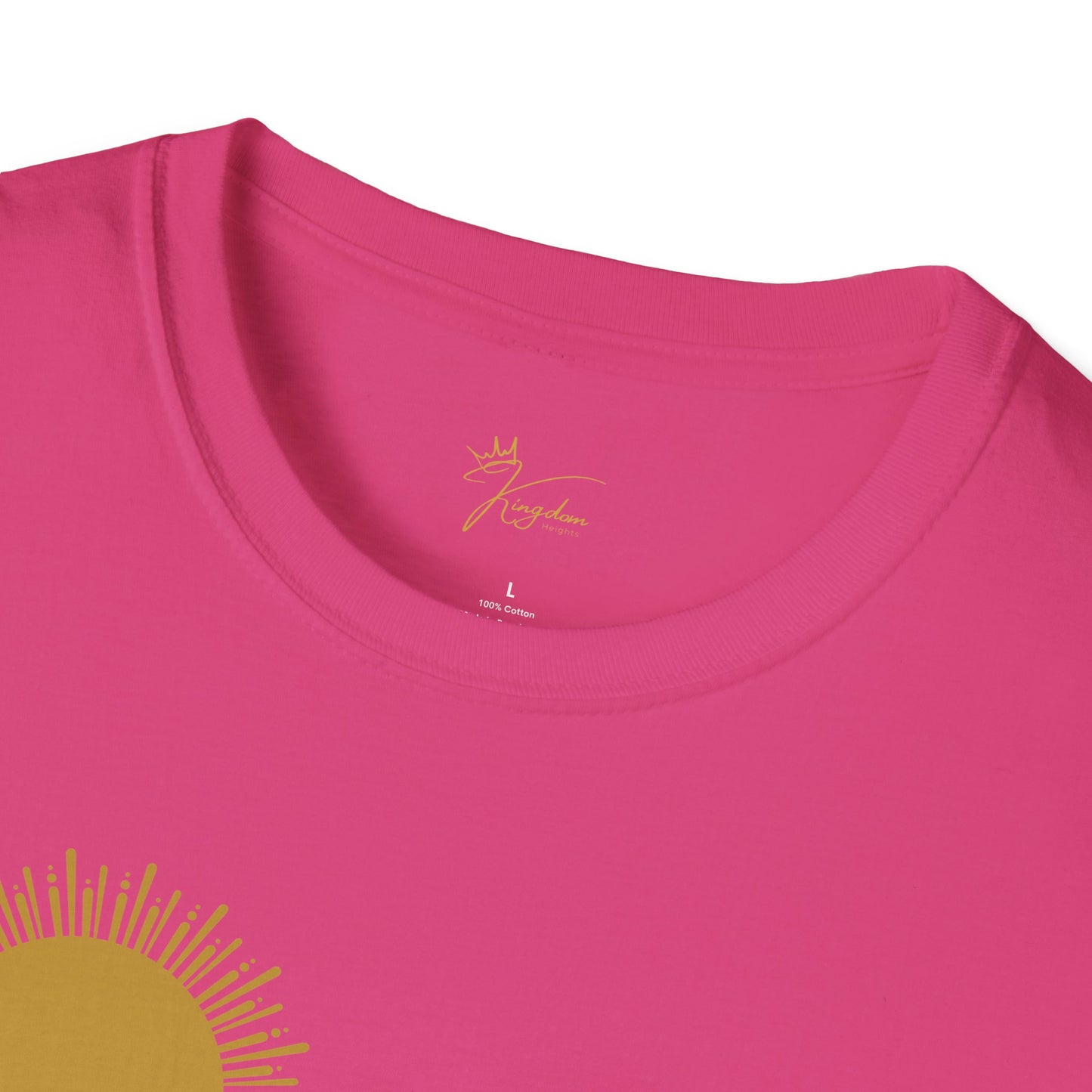 Inspirational Unisex Softstyle T-Shirt - 'He Is Not Here, For He Is Risen'