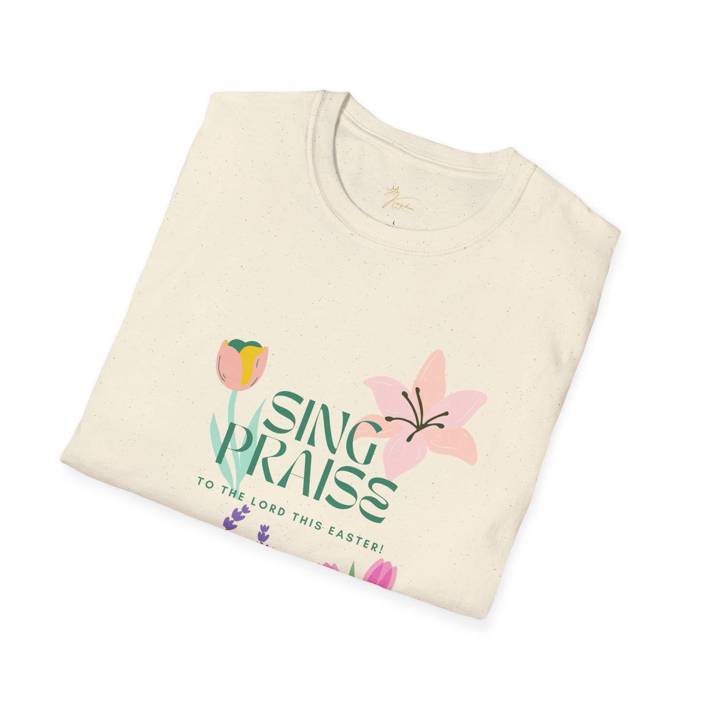 Easter Floral T-Shirt - 'Sing Praises' Design
