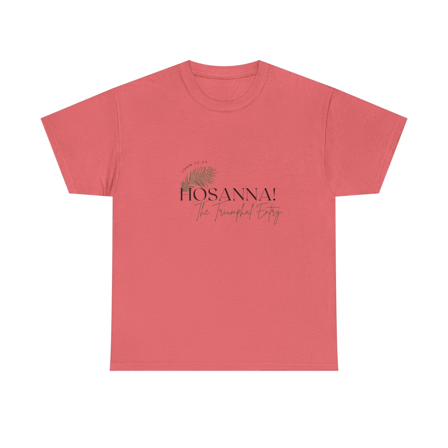 Unisex Heavy Cotton Tee - "HOSANNA! The Triumphal Entry" - Perfect for Easter Celebrations