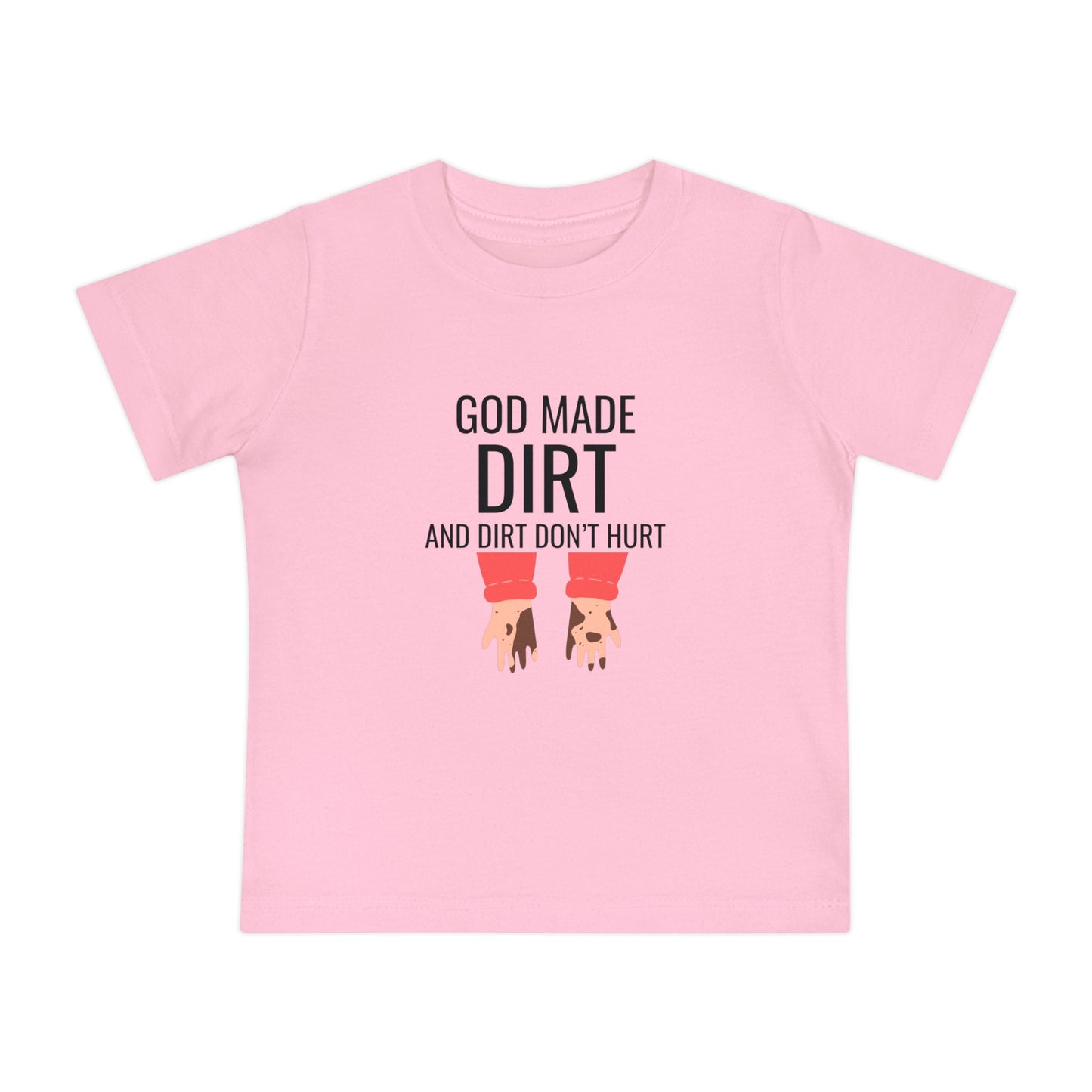 Infant Graphic T-Shirt - God Made Dirt Design for Little Explorers