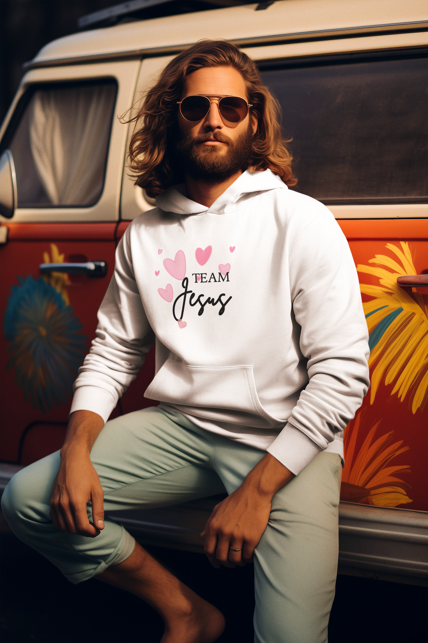 Team Jesus Unisex Hoodie - Faith & Love Hoodie