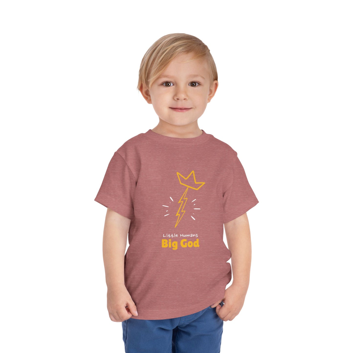 Little Human Big God -Toddler Short Sleeve Tee