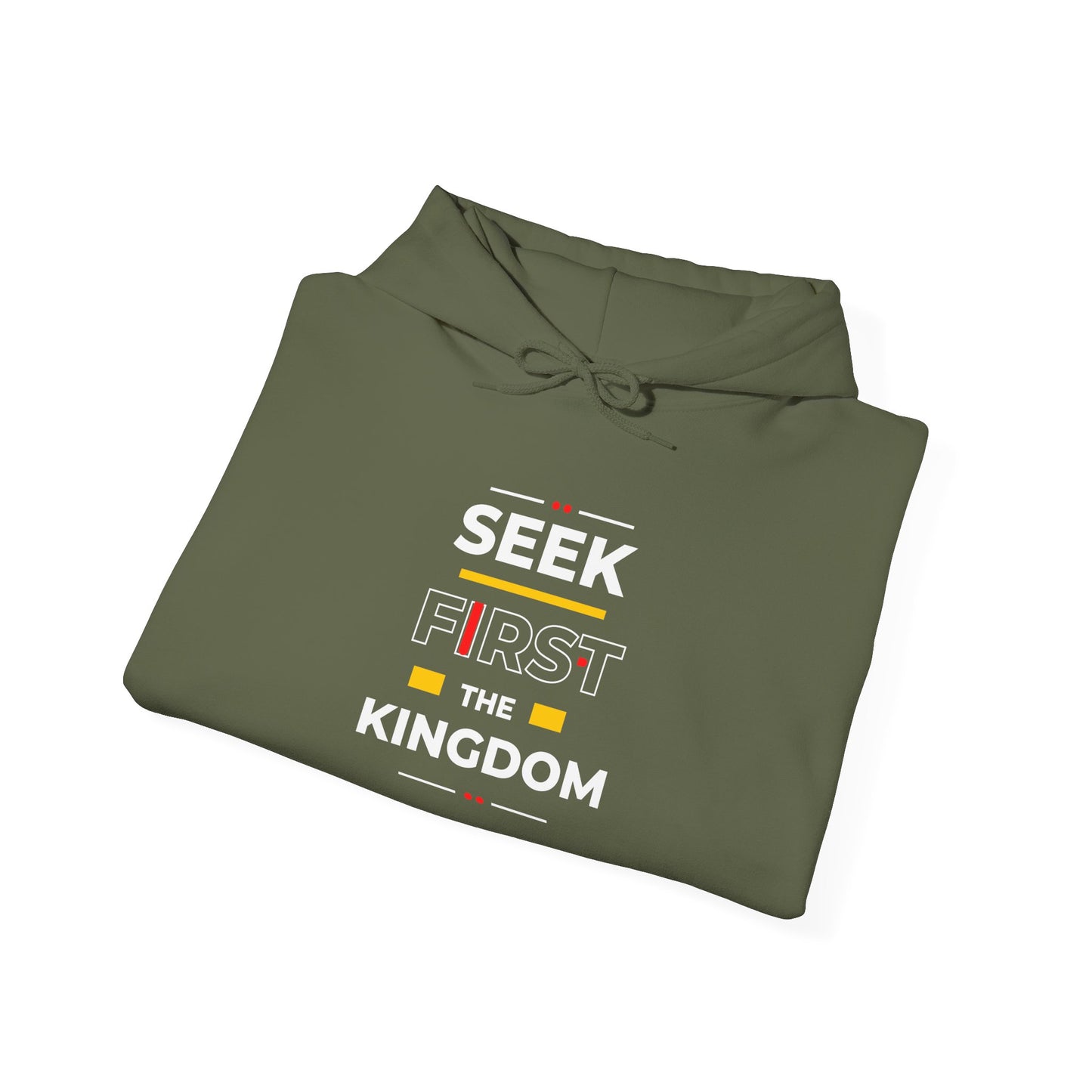 Unisex Hoodie - 'Seek First the Kingdom' Inspirational Design