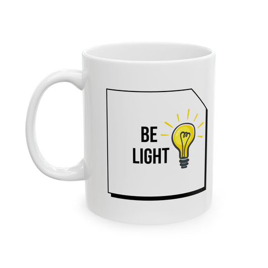 Inspiring Ideas Ceramic Mug -Be Light and Salty - White Coffee Mug (11oz)