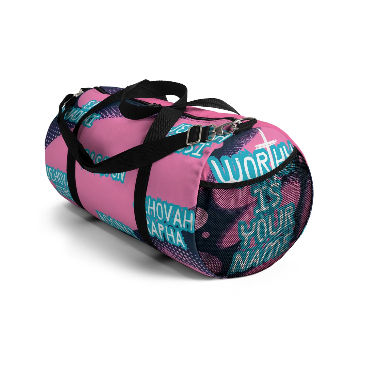Inspirational Duffel Bag with Names of God - Perfect for Gym & Travel
