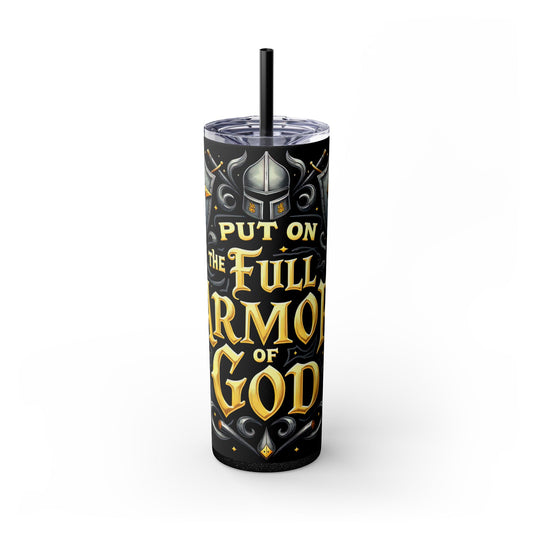 Armor of God 20oz Tumbler – Equipped for Battle