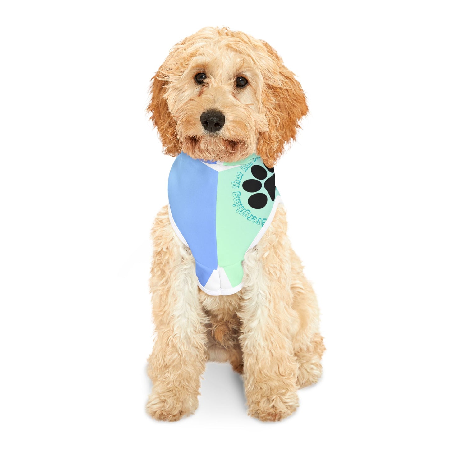 Colorful Pet Hoodie with Paw Print Design - Perfect for Dog Lovers!