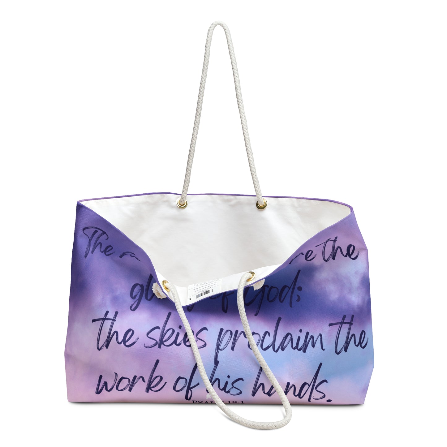 The Heavens Declare Tote Bag