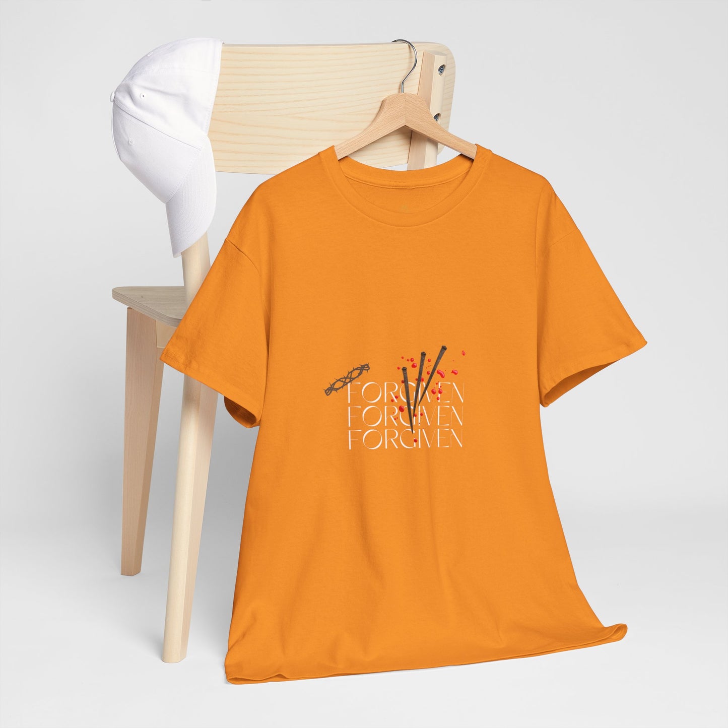 Forgiven Unisex Heavy Cotton Tee - Statement T-Shirt for Casual Style