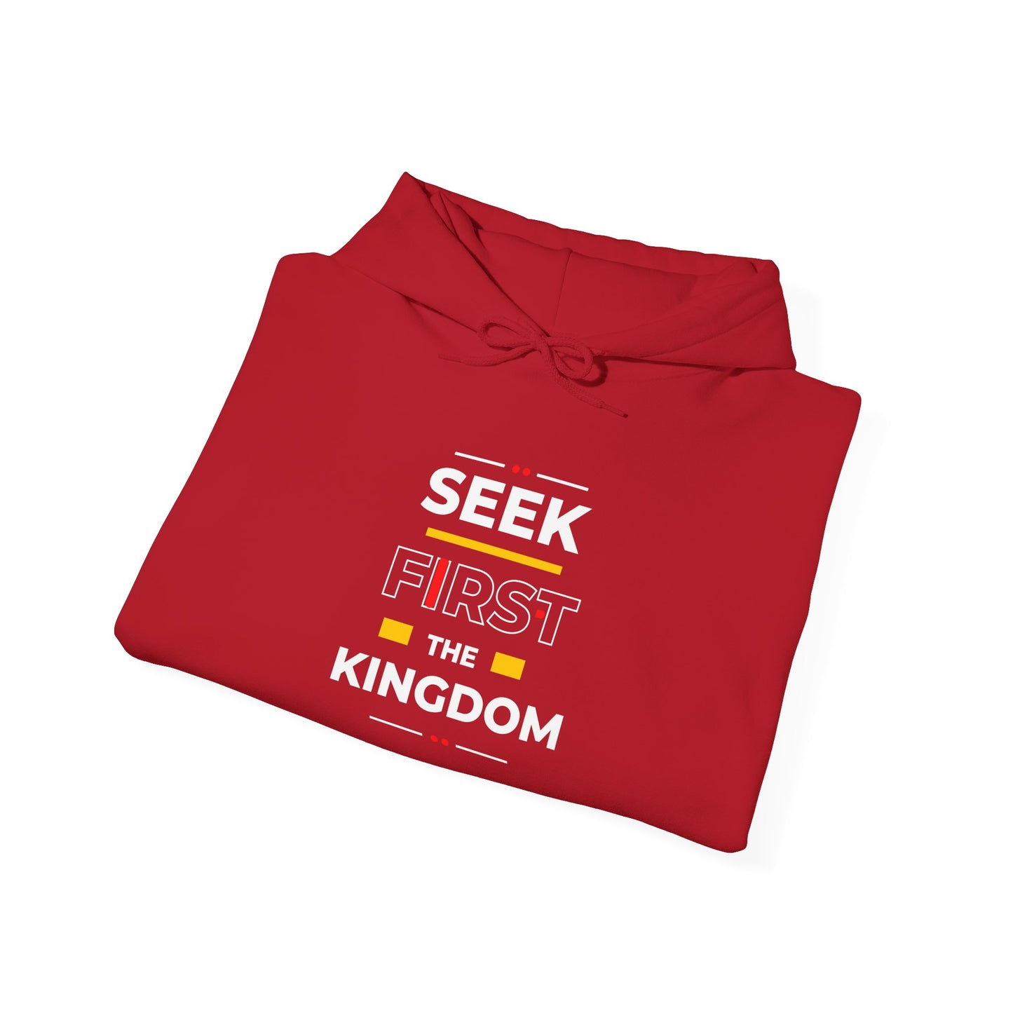 Unisex Hoodie - 'Seek First the Kingdom' Inspirational Design