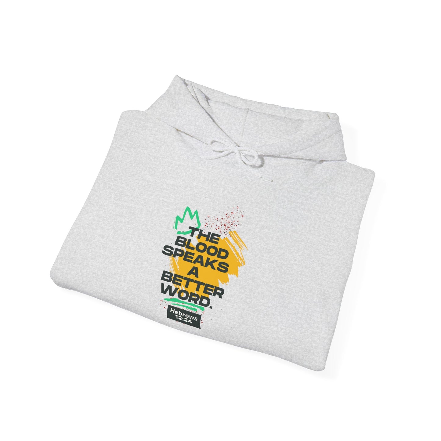 The Blood Speaks a Better Word - Unisex Heavy Blend™ Hooded Sweatshirt