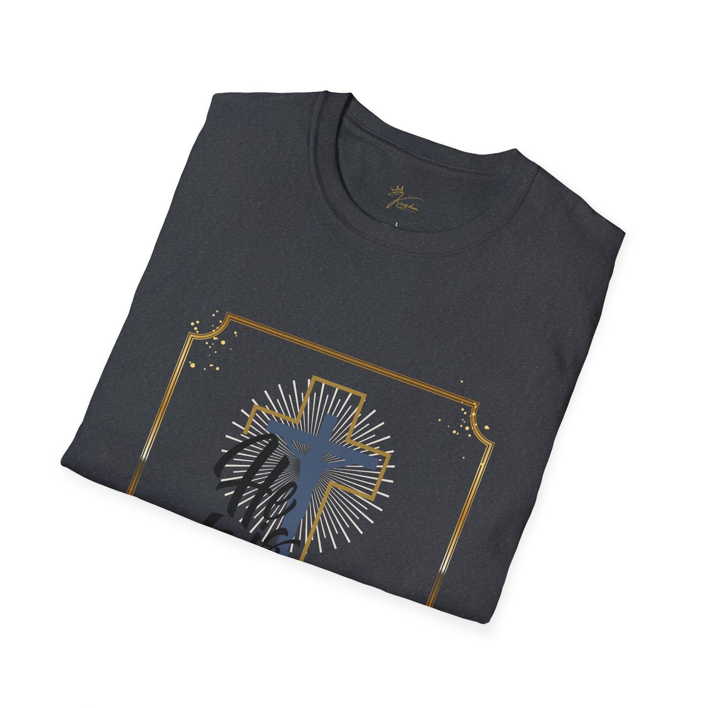 He is Risen Unisex Softstyle T-Shirt - Faith Inspired Easter Tee