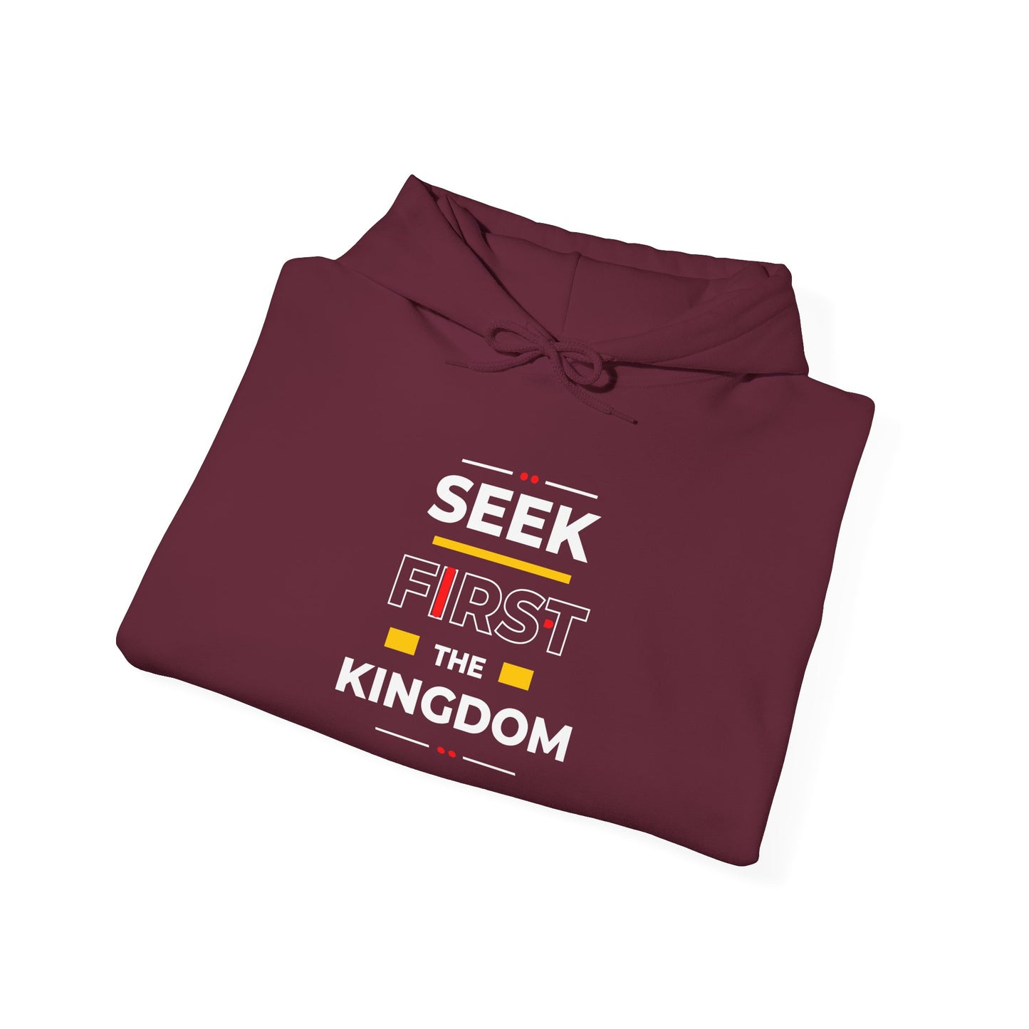 Unisex Hoodie - 'Seek First the Kingdom' Inspirational Design